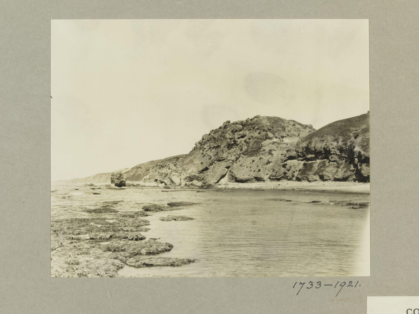K.A.C. Creswell, Crusader Castel from the Harbour (Apollonia), Arsuf