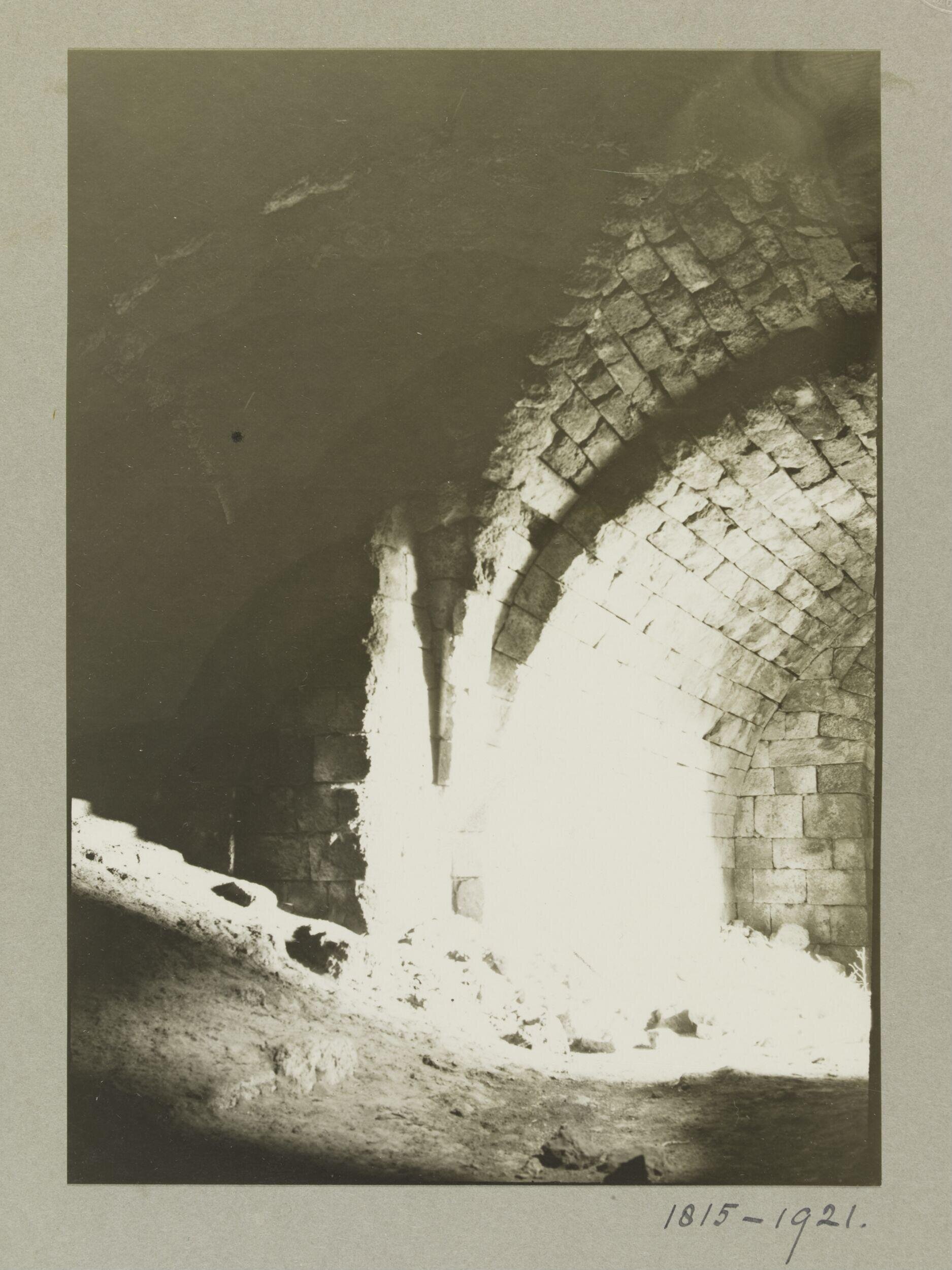 Vaulting of Substructure at the Pilgrims' Castle, Atlit
