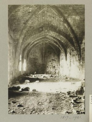 Vaulting in the Pilgrims' Castle, Atlit