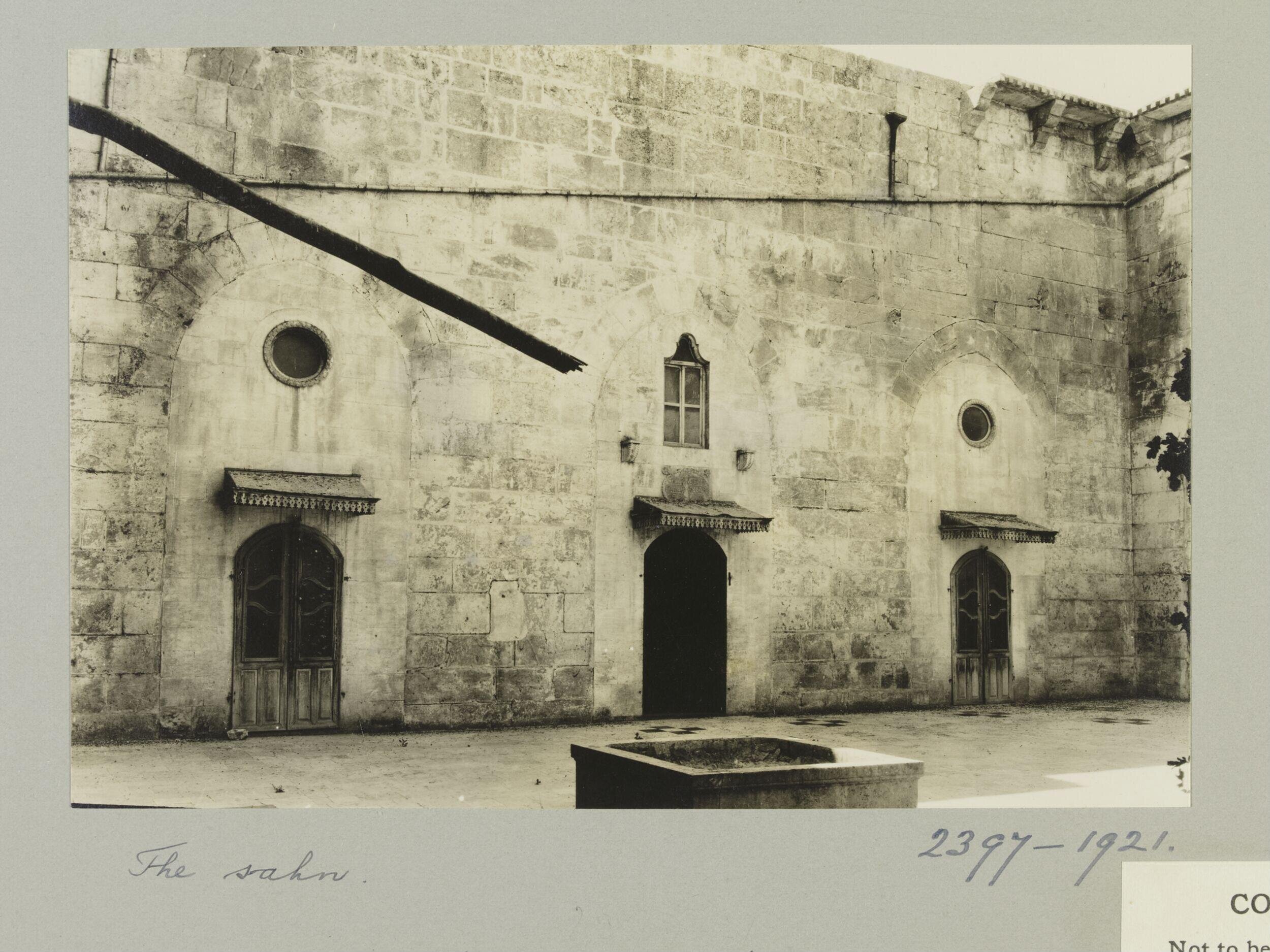 The Courtyard of the Shrine of al-Husayn, Aleppo
