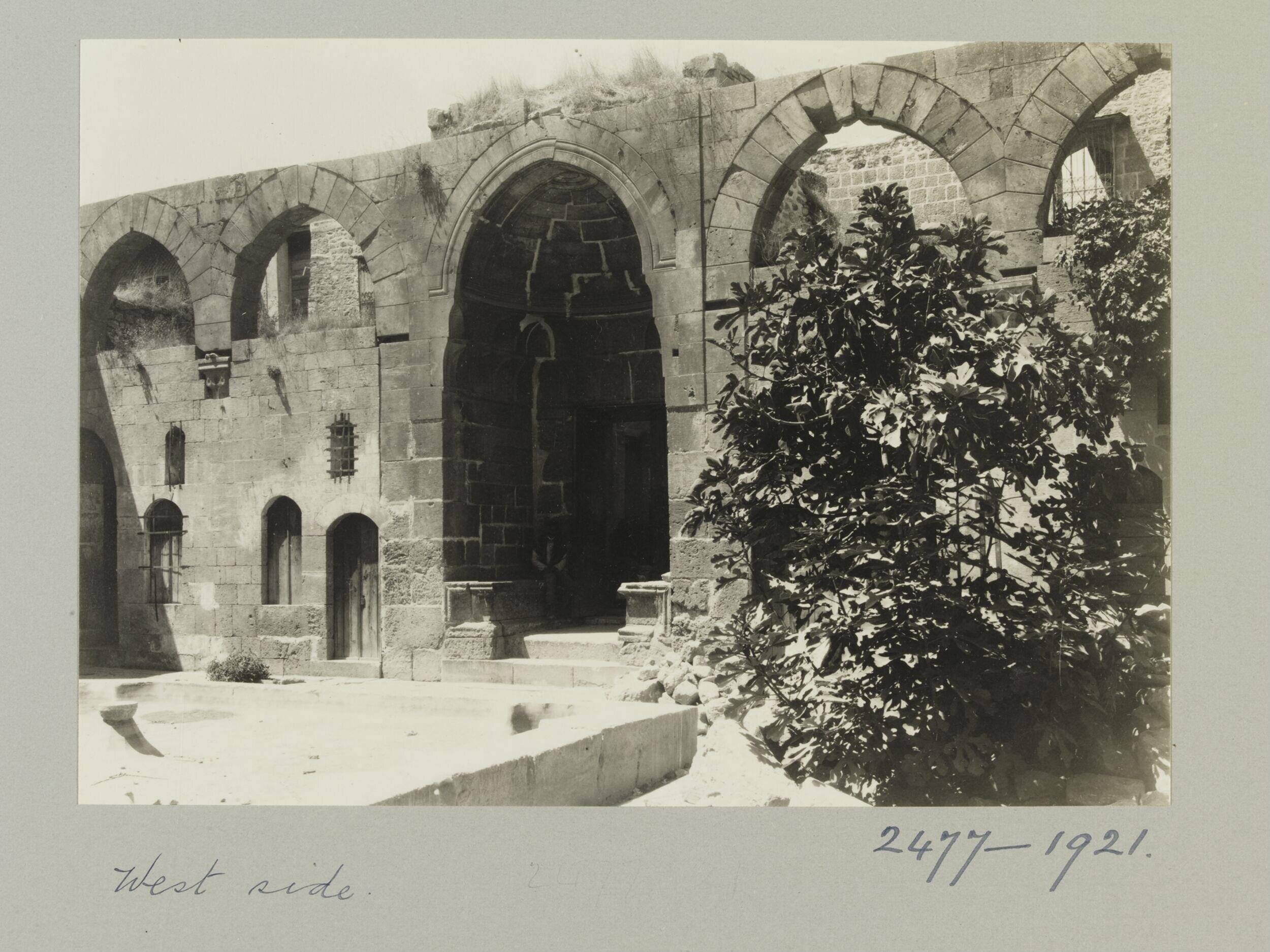 The Courtyard of the Madrasa al-Sharafiyya, Aleppo