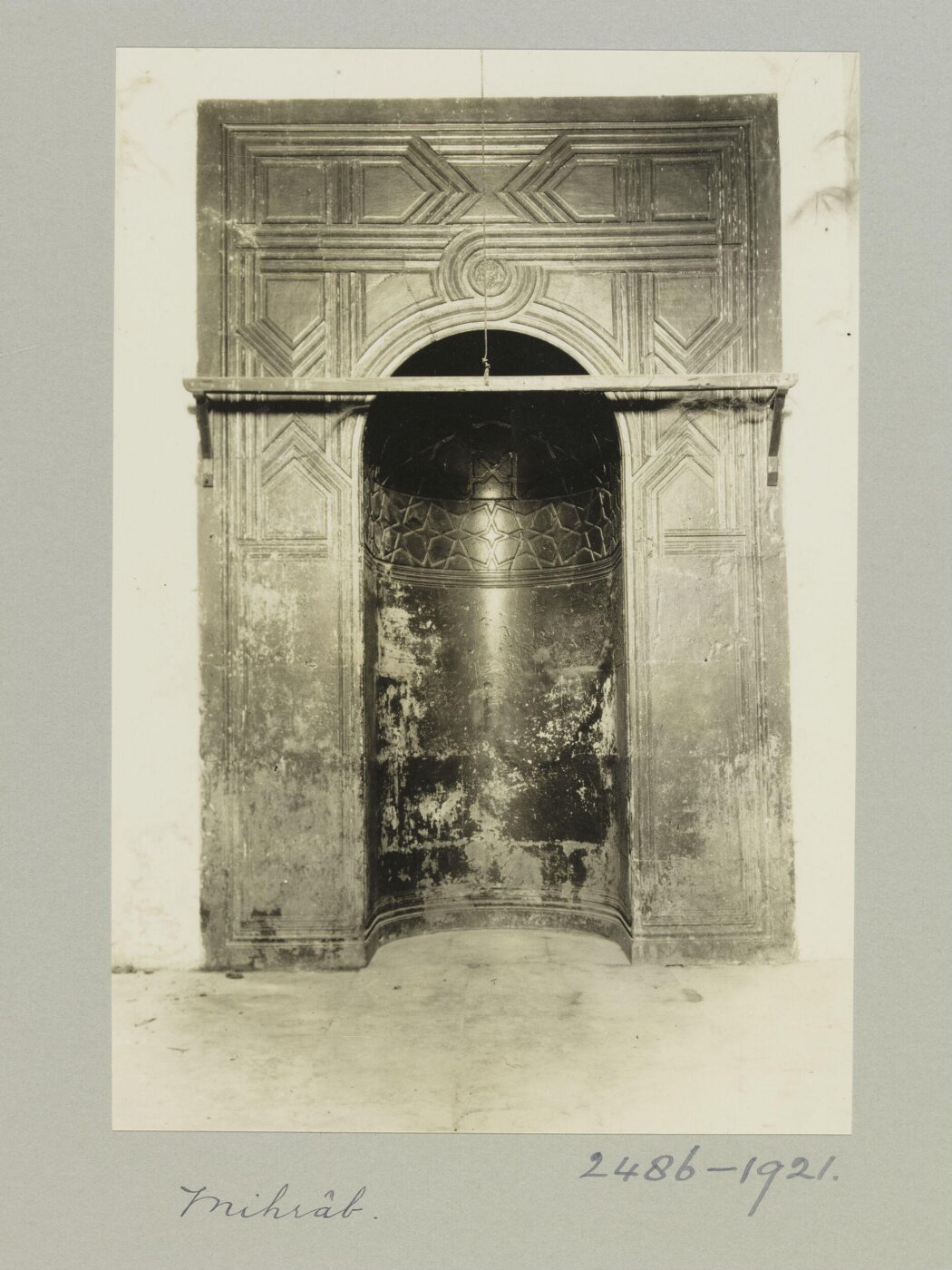 K.A.C. Creswell, The Mihrab of the Madrasa al-Sharafiyya, Aleppo