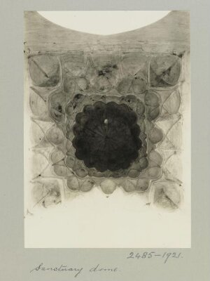 Muqarnas of dome at the Madrasa al-Sharafiyya, Aleppo