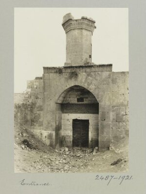 The Entrance Portal and Minaret of the Madrasa al-Sultaniyya, Aleppo