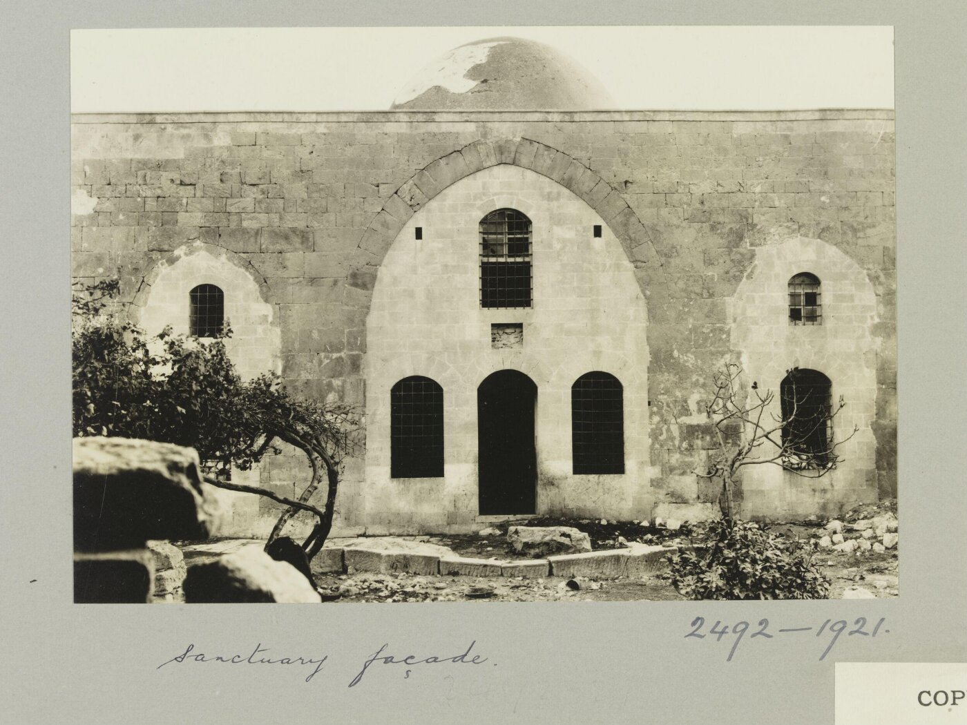 K.A.C. Creswell, Courtyard of the Madrasa al-Sultaniyya, Aleppo