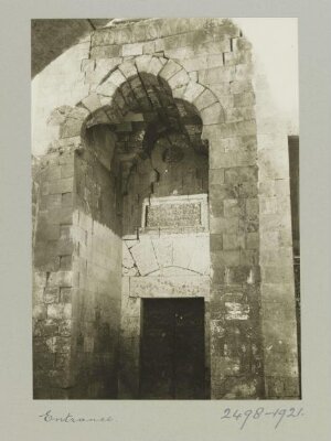 The Entrance of the Madrasa of Khan Tulun, Aleppo