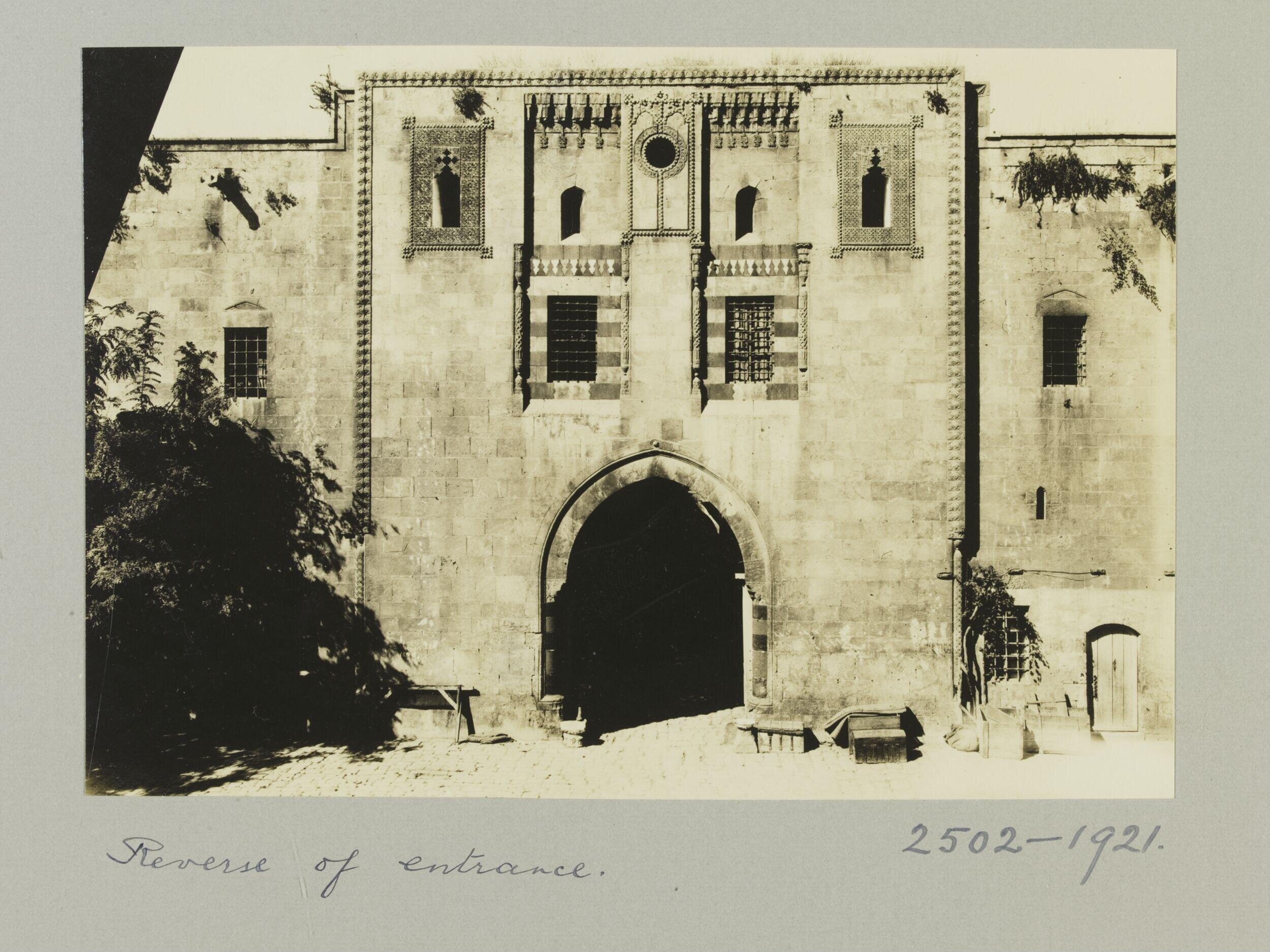 The Reverse of the Entrance of Khan al-Wazir, Aleppo