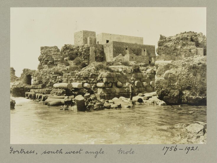 South-west side of Crusader Castle, Caesarea top image