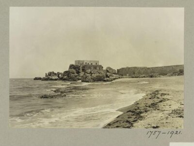 South-west corner at Crusader Castle, Caesarea