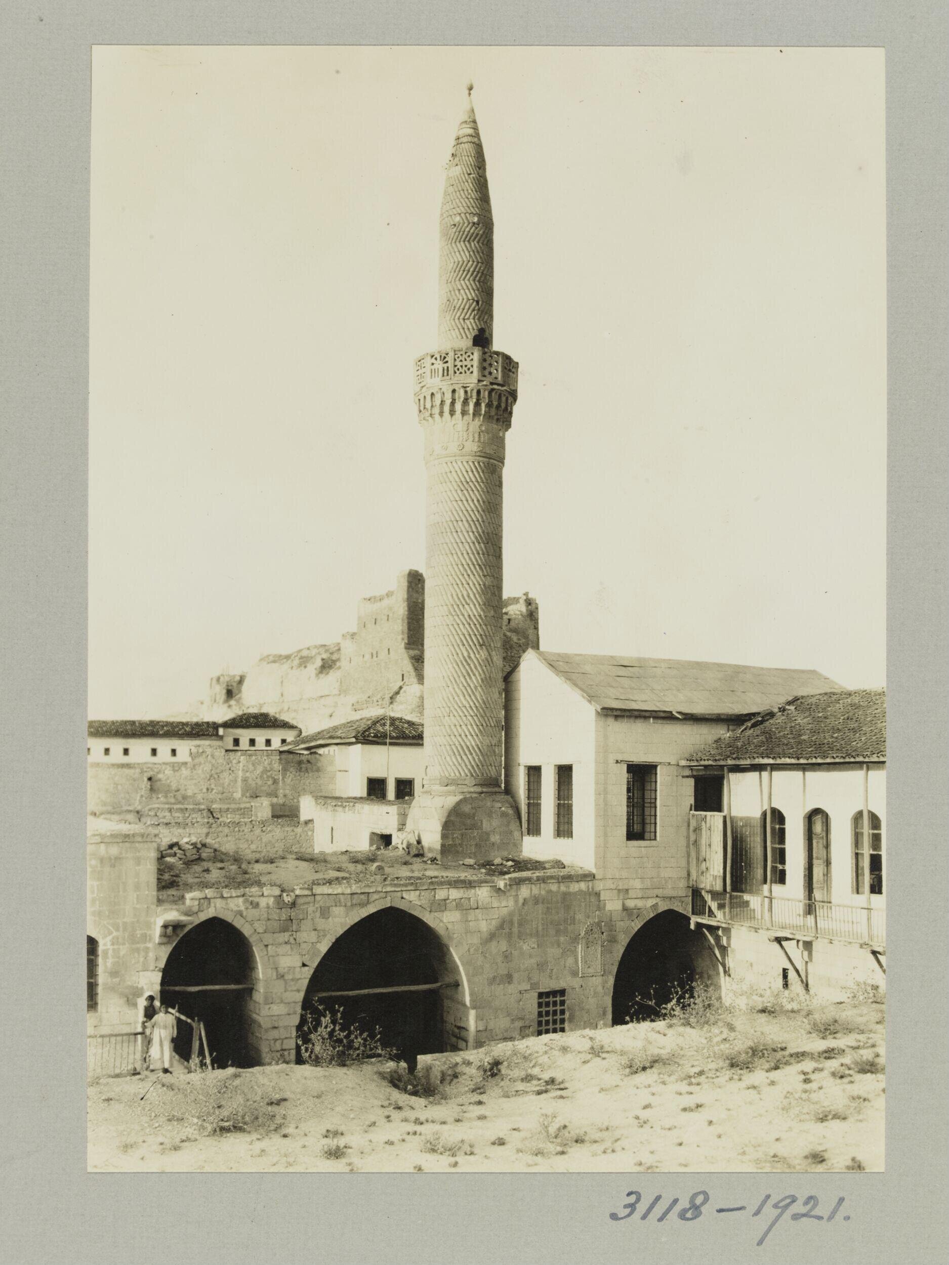 Minaret of the Great Mosque in Birecik, Turkey