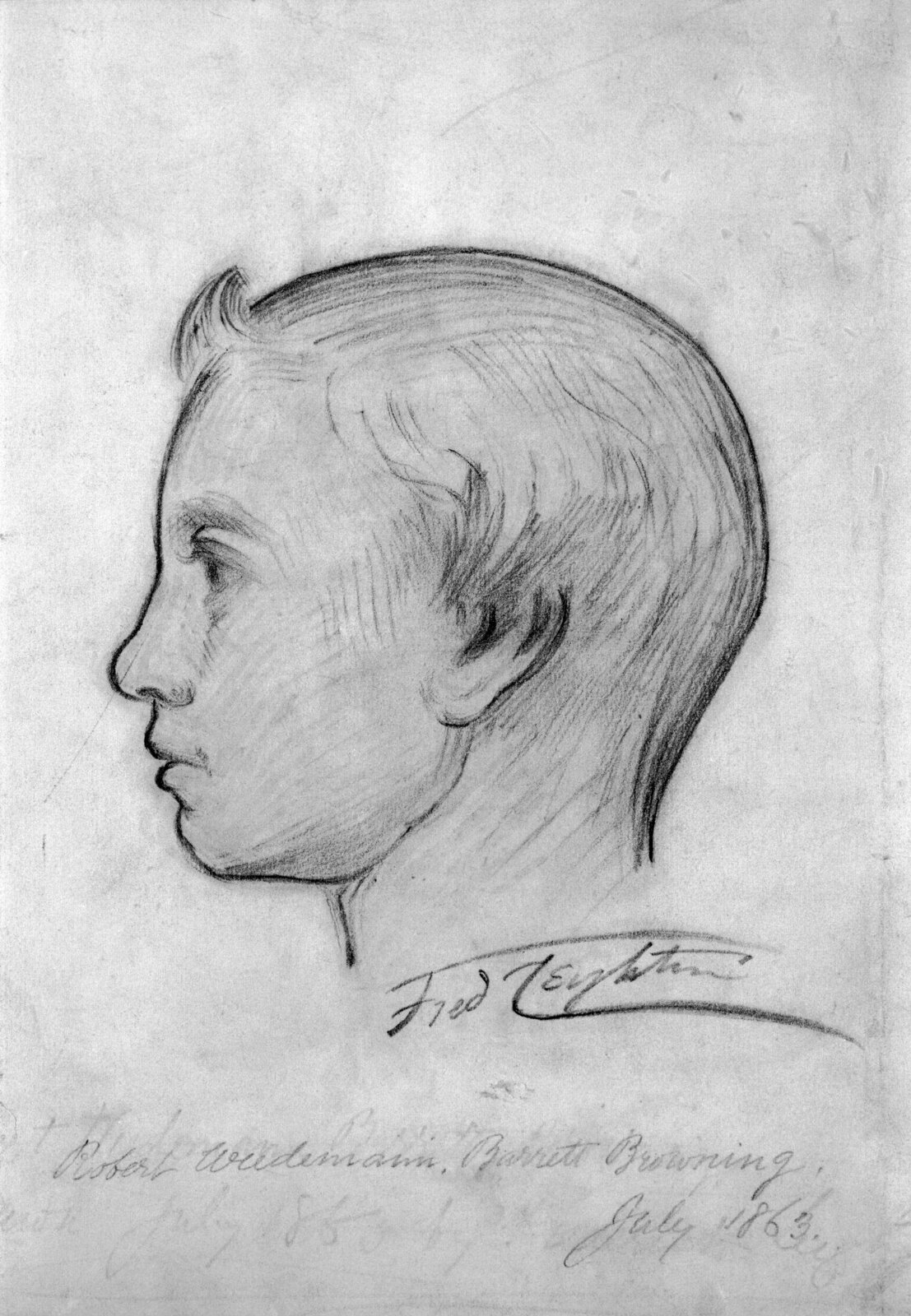 Drawing, Frederic Lord Leighton, 1830-1896