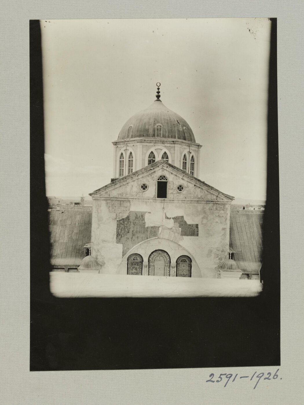 K.A.C. Creswell, Dome of the Umayyad Mosque, Damascus