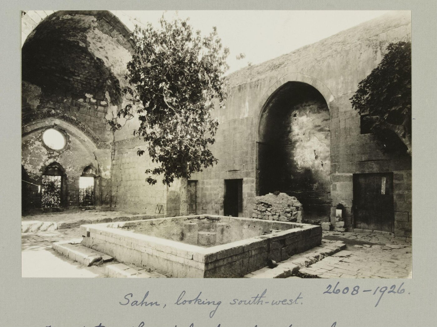 K.A.C. Creswell, Courtyard of Bimaristan al-Qaymari, Damascus