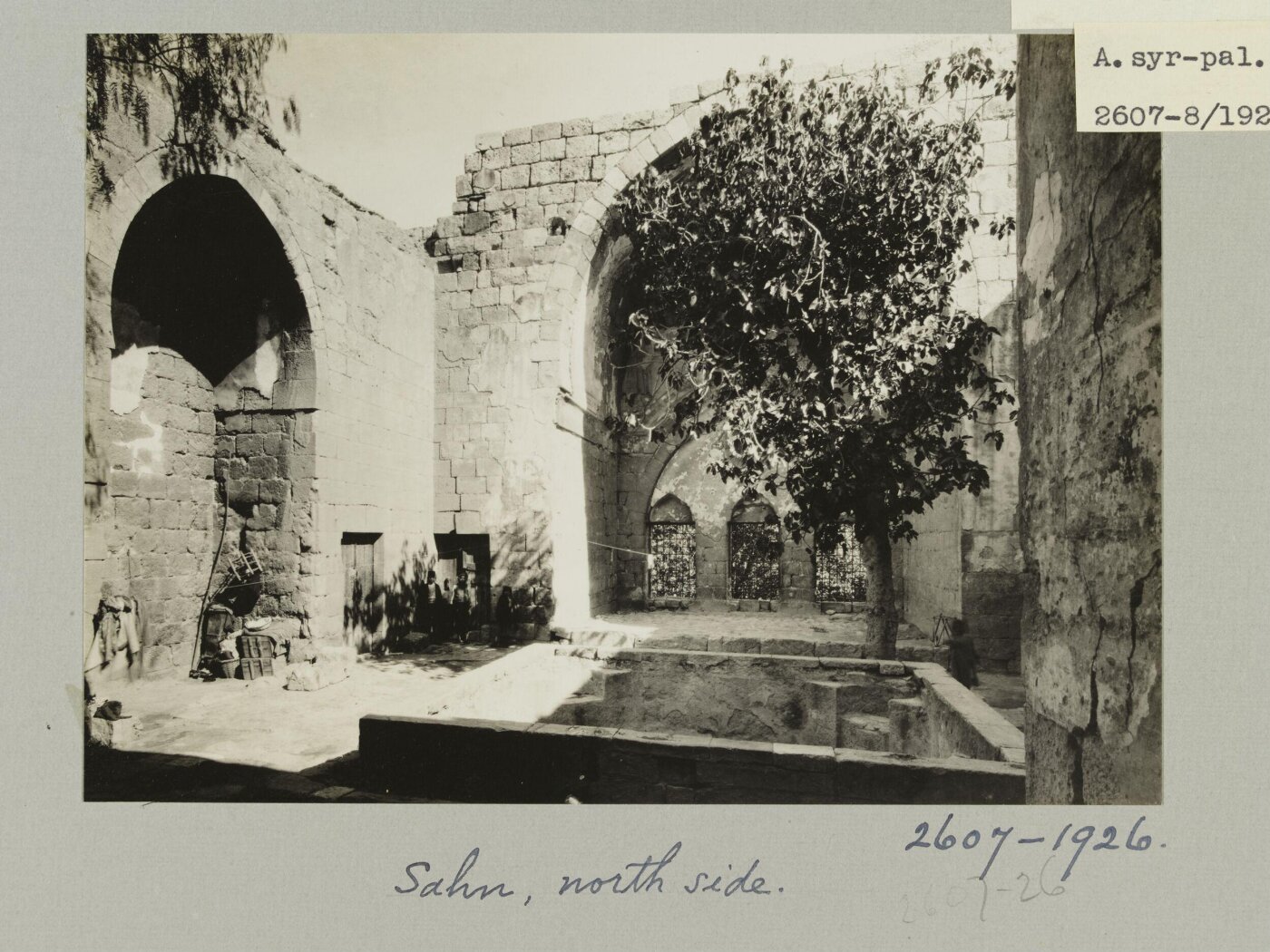 K.A.C. Creswell, Courtyard in Bimaristan al-Qaymari, Damascus