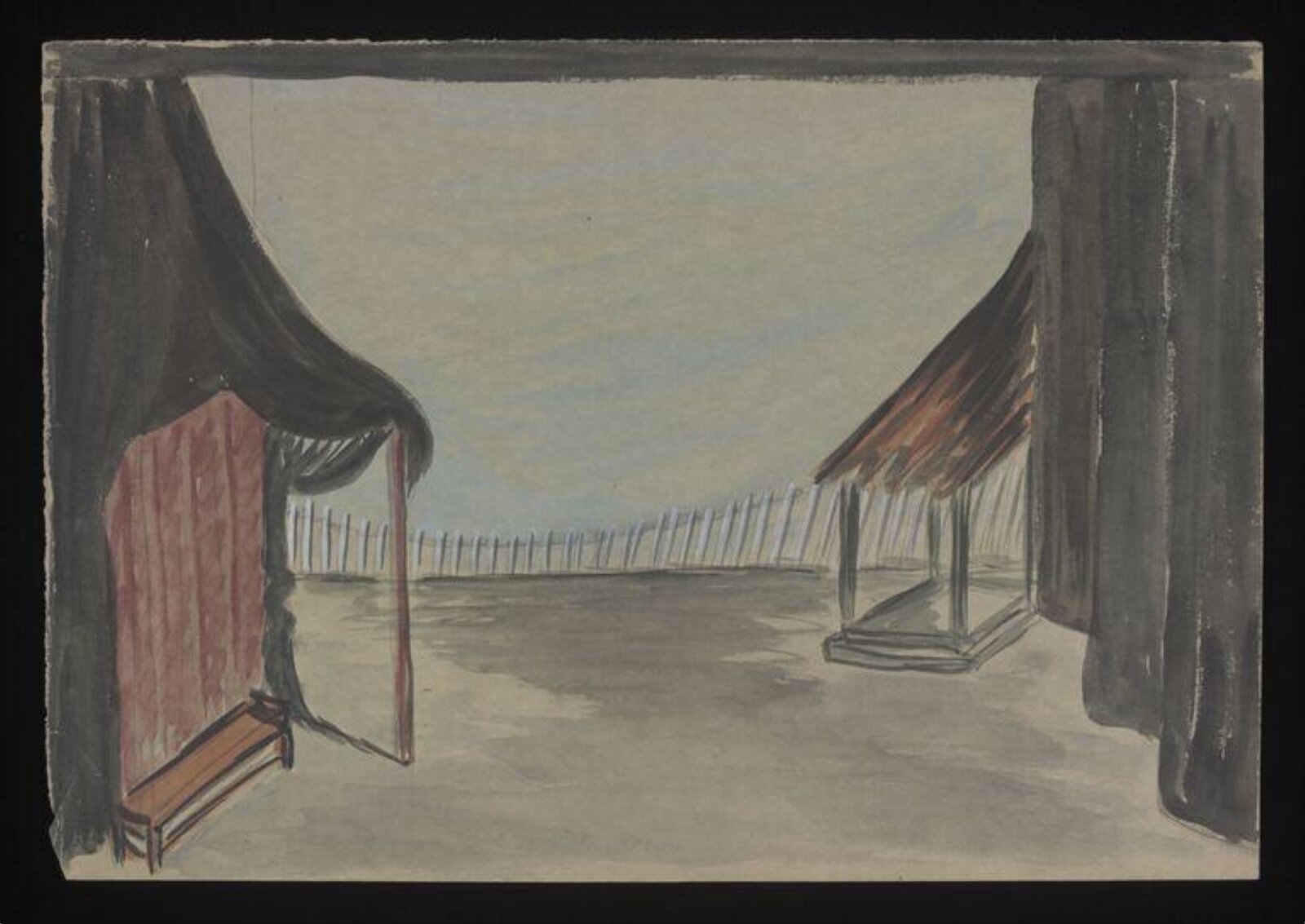 Drawing, Andrée Howard, 1952