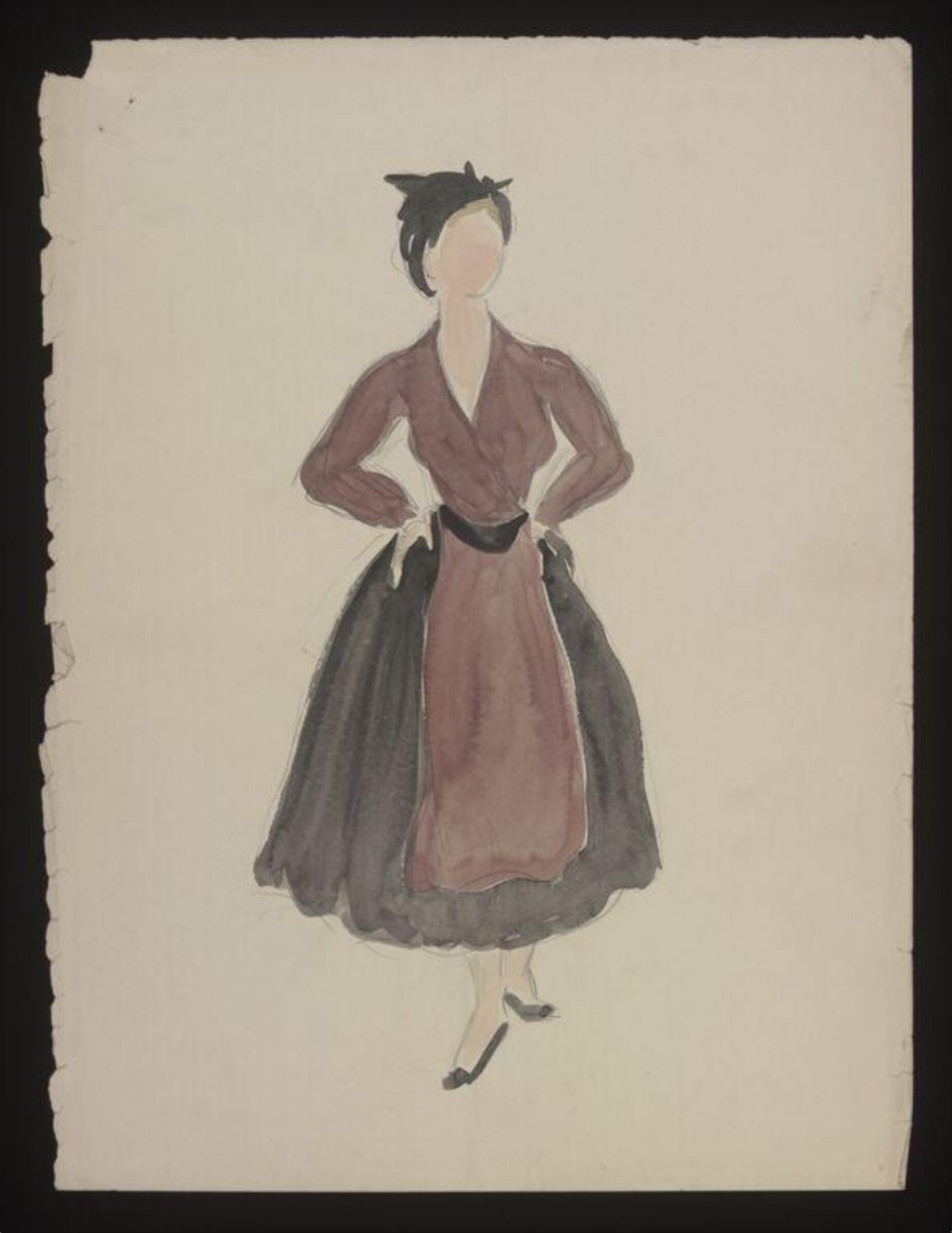 Drawing, Andrée Howard, 1952