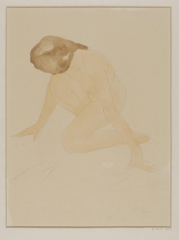Study of a nude female figure top image