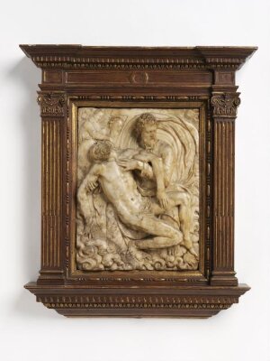 The dead Christ supported by God the Father, Jacques Dubroeucq, ок. 1550