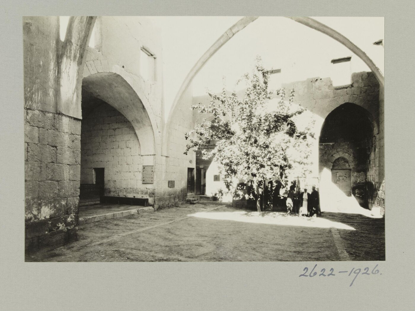 K.A.C. Creswell, Courtyard of Madrasa al-Sahiba in Salihiyya, Damascus