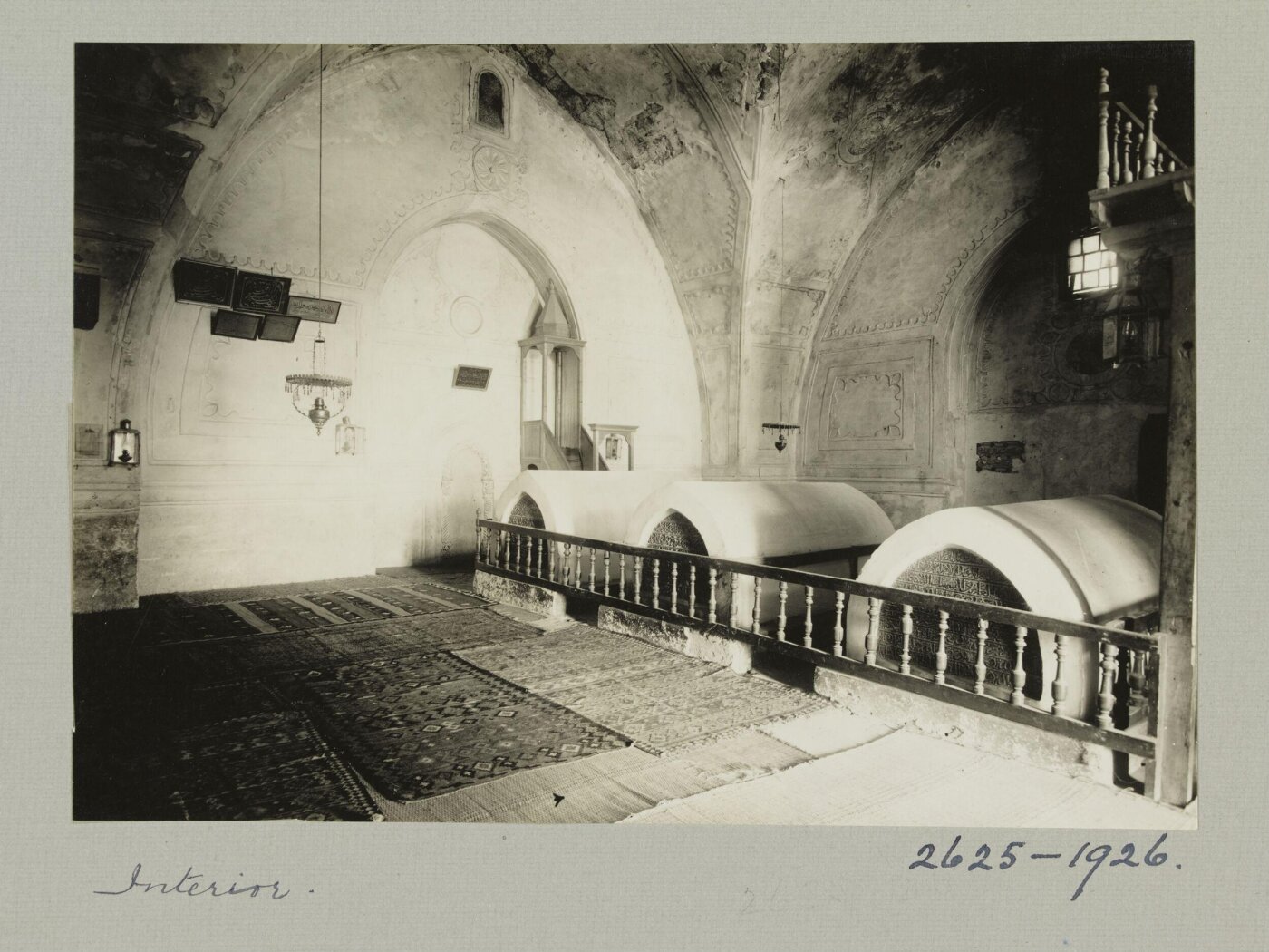 K.A.C. Creswell, Interior of the Madrasa al-Shamiyya, Damascus