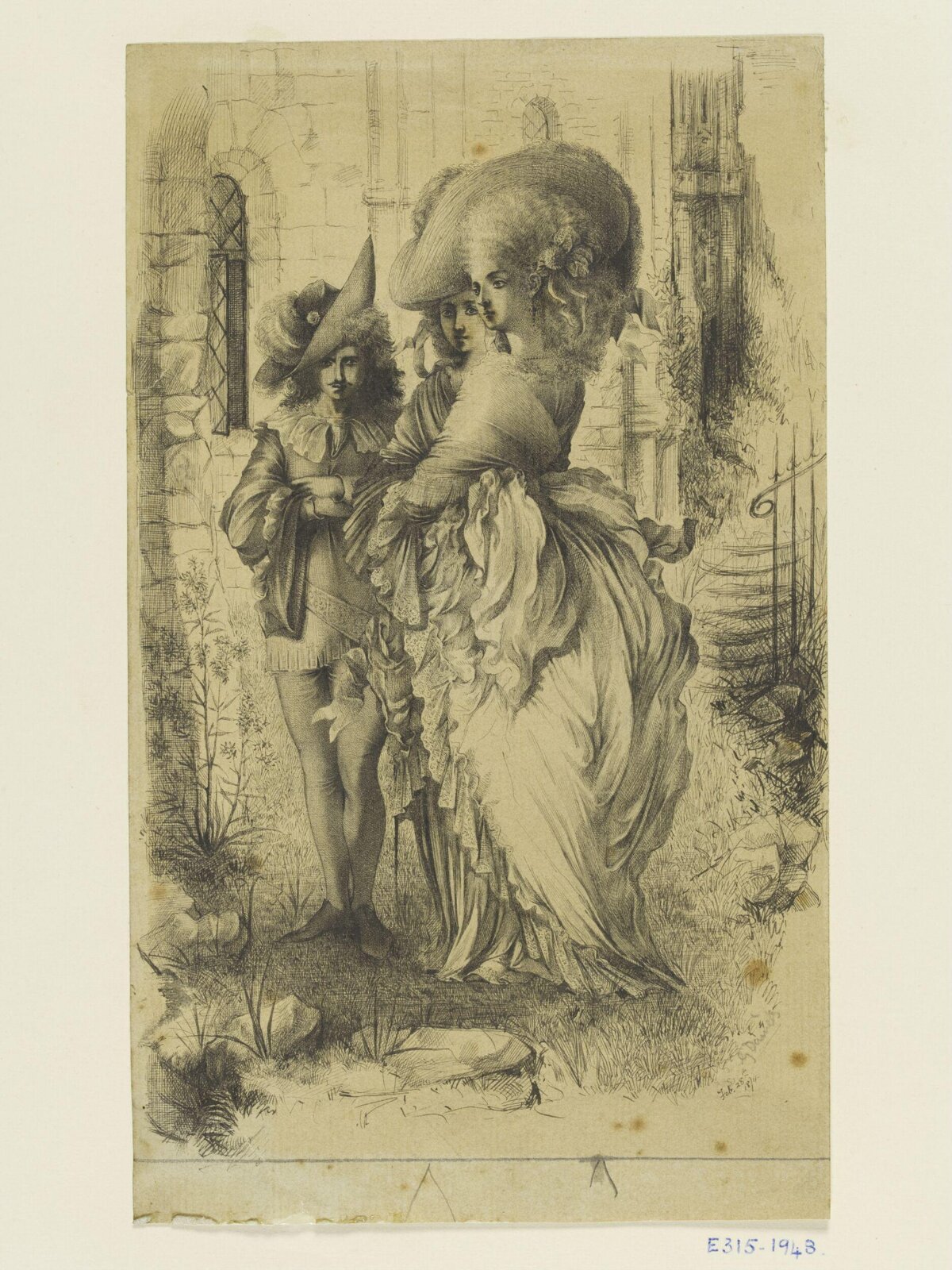 Drawing, 1874