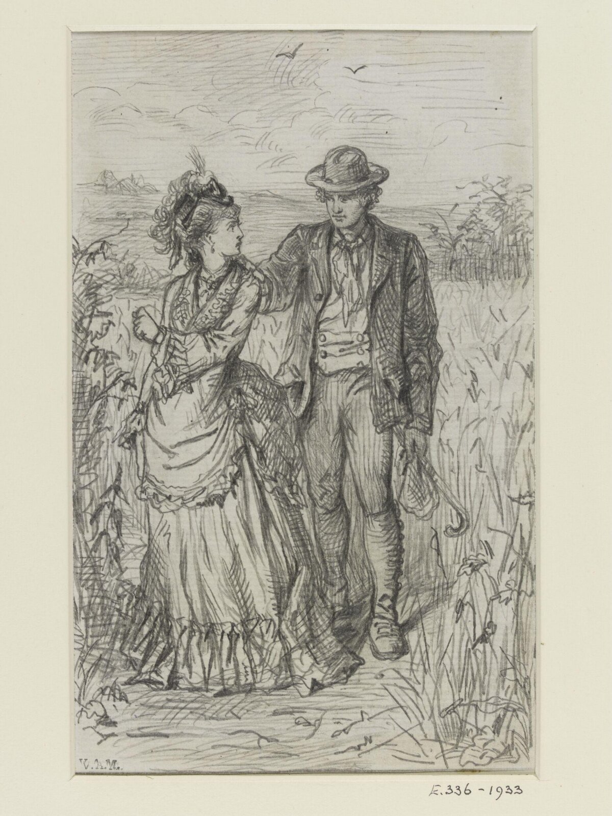 Drawing, Francis Bernard Dicksee, 1873