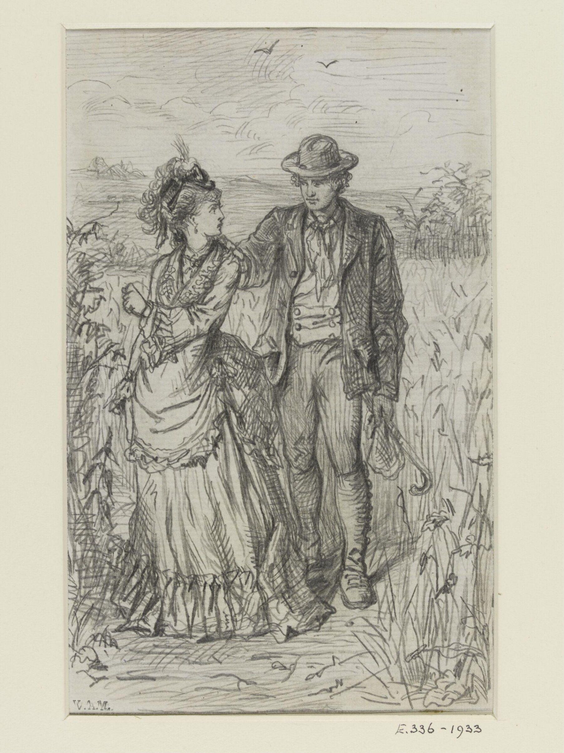 Drawing, Francis Bernard Dicksee, 1873