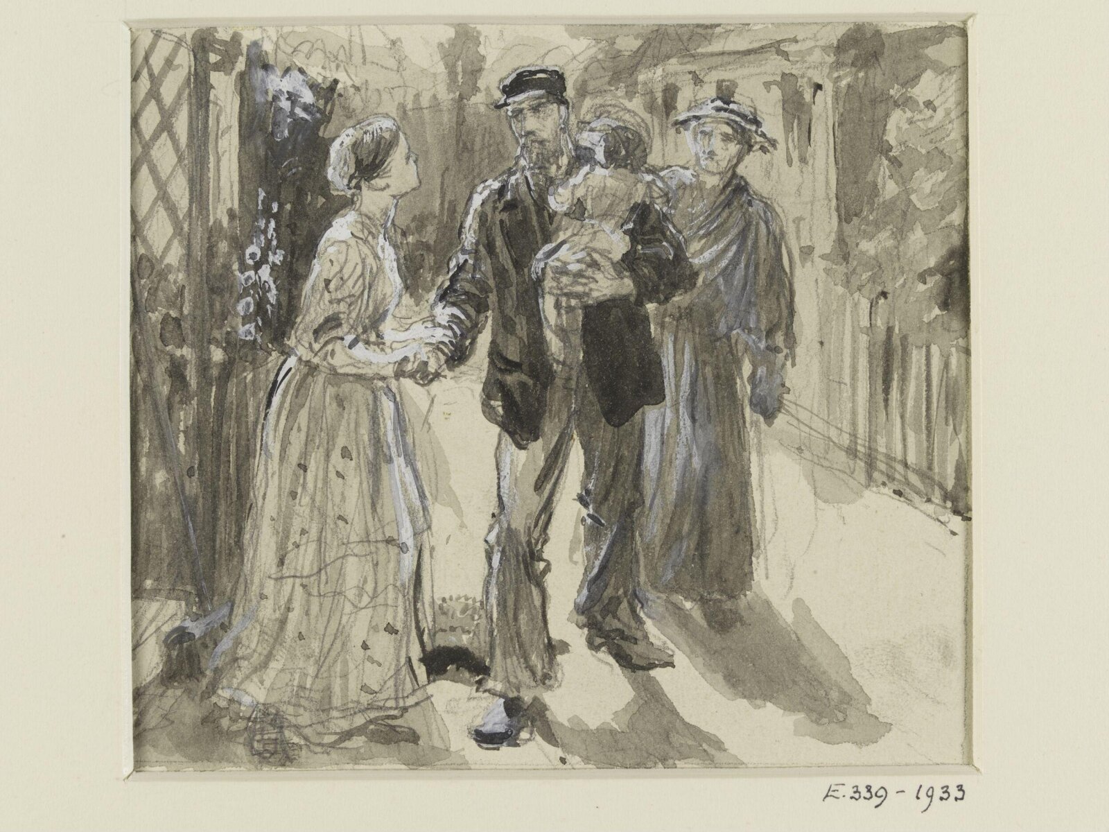 Drawing, Francis Bernard Dicksee, 1873-1880