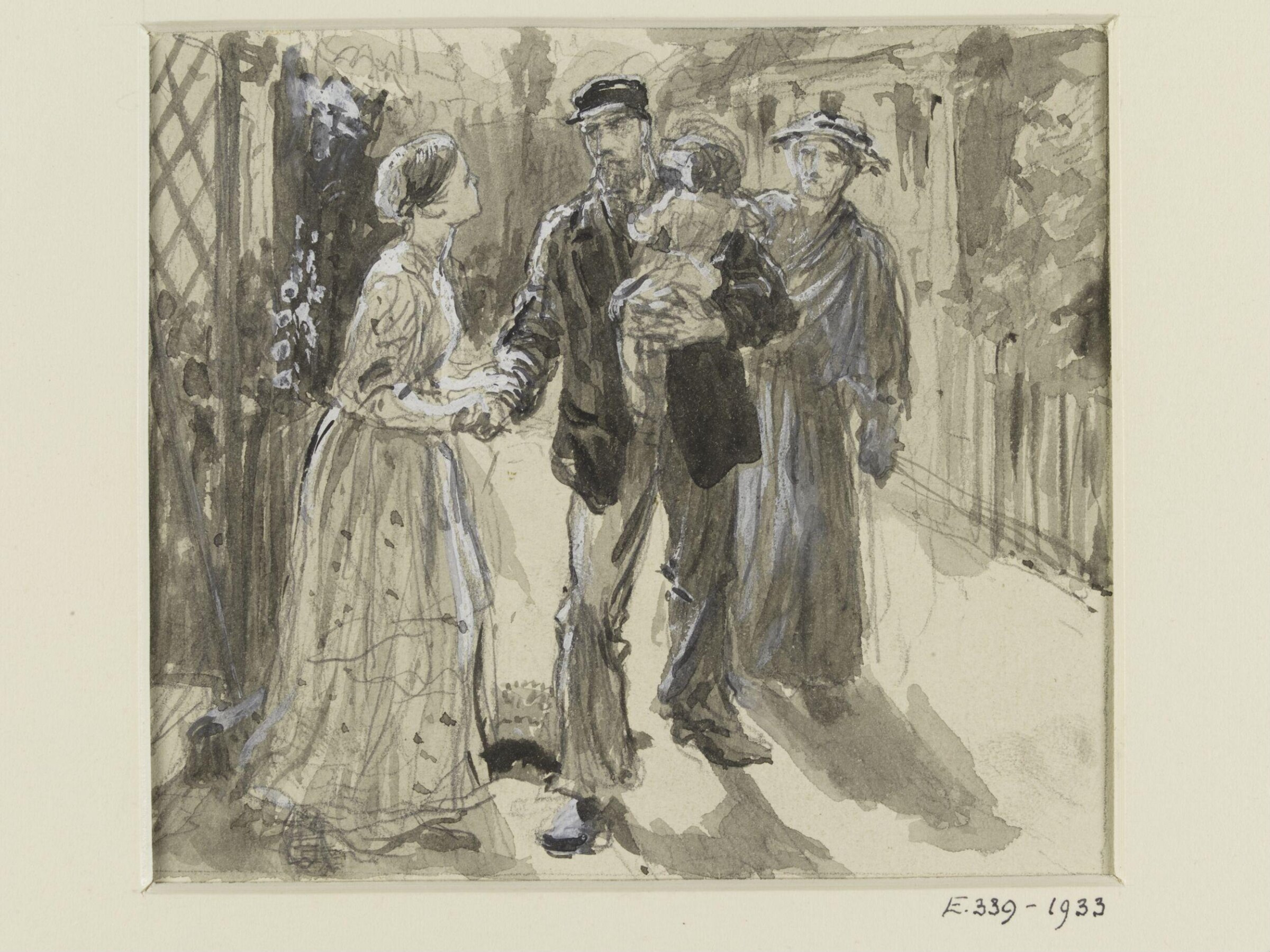 Drawing, Francis Bernard Dicksee, 1873-1880