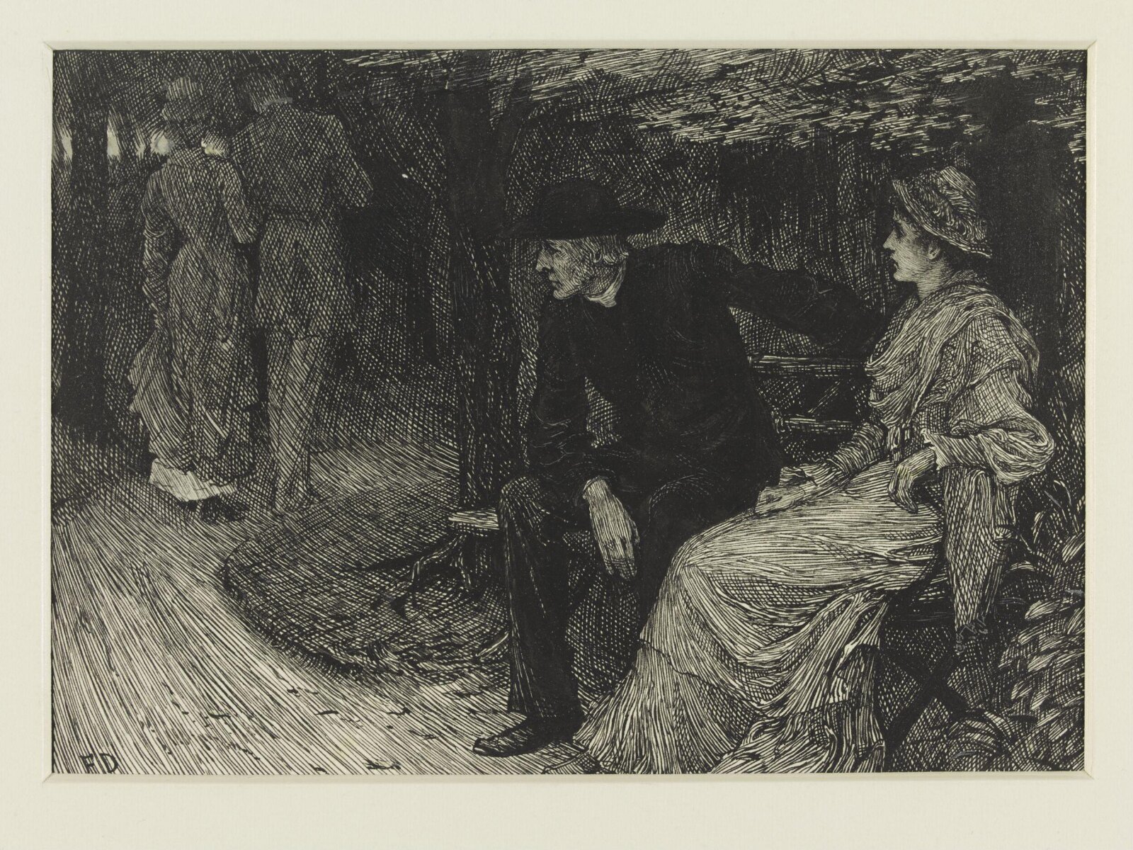 Drawing, Francis Bernard Dicksee, 1873-1880