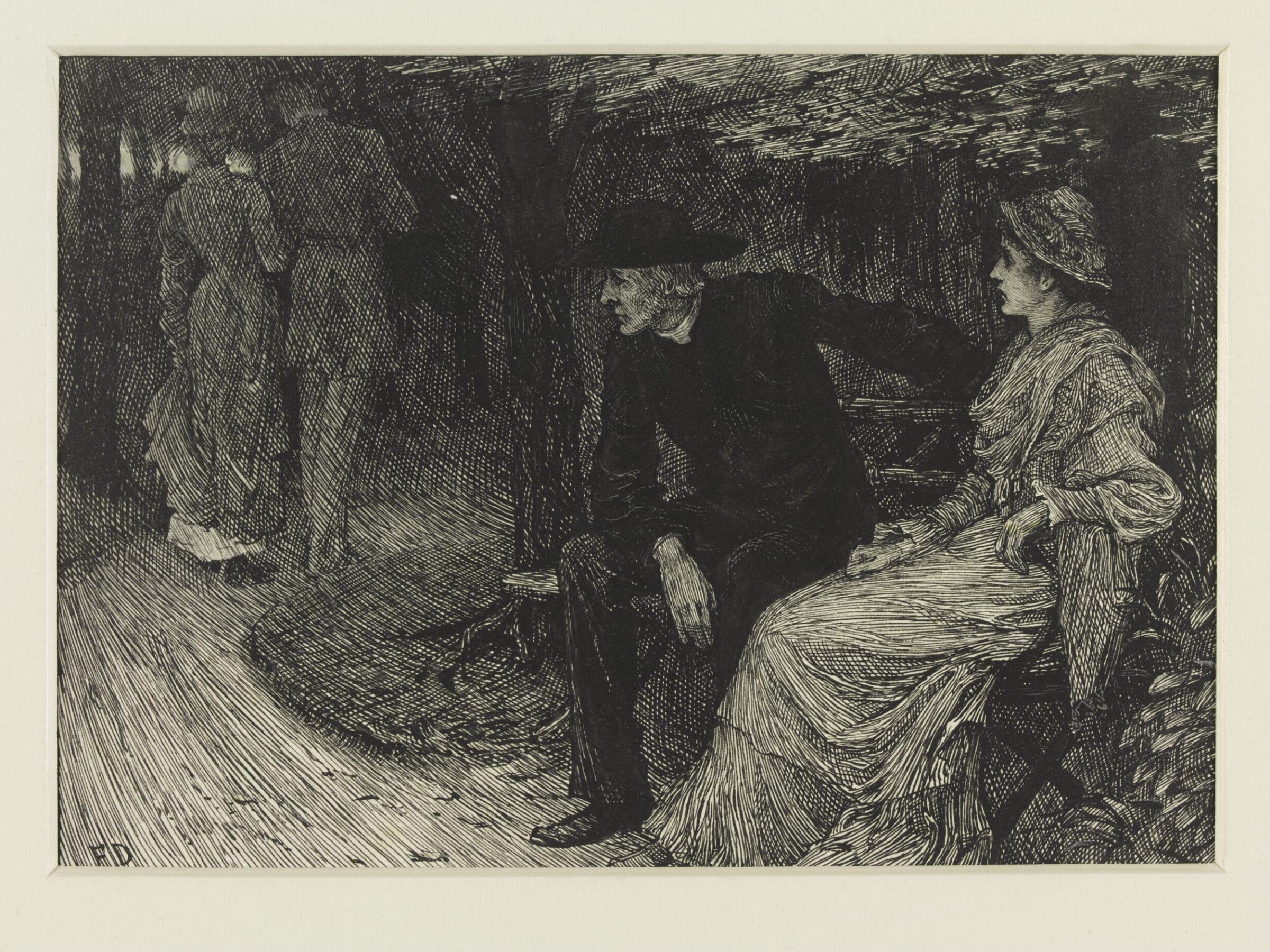 Drawing, Francis Bernard Dicksee, 1873-1880