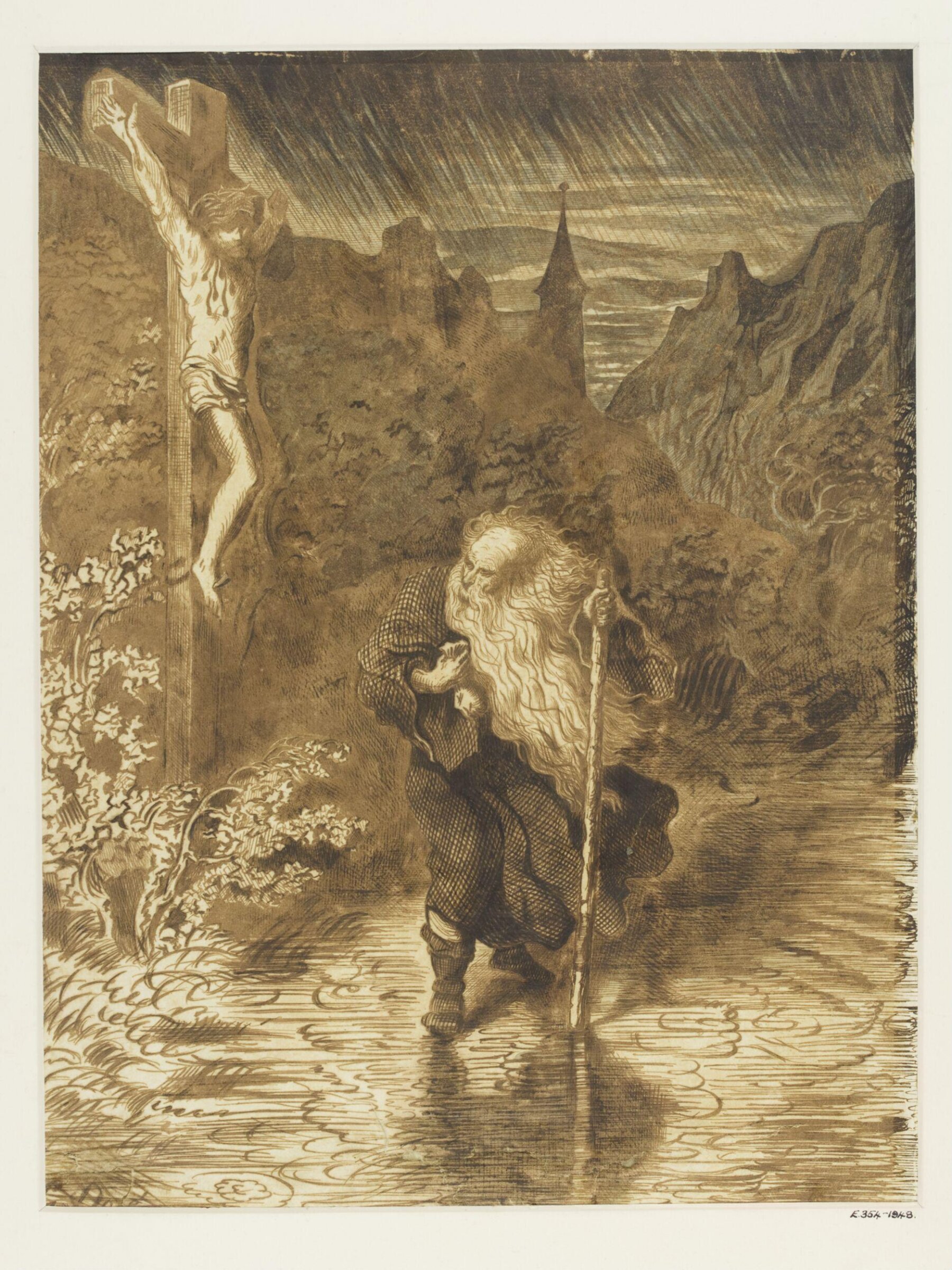 Illustrations for 'The Legend of the Wandering Jew', Gustave Doré, ca. 1856