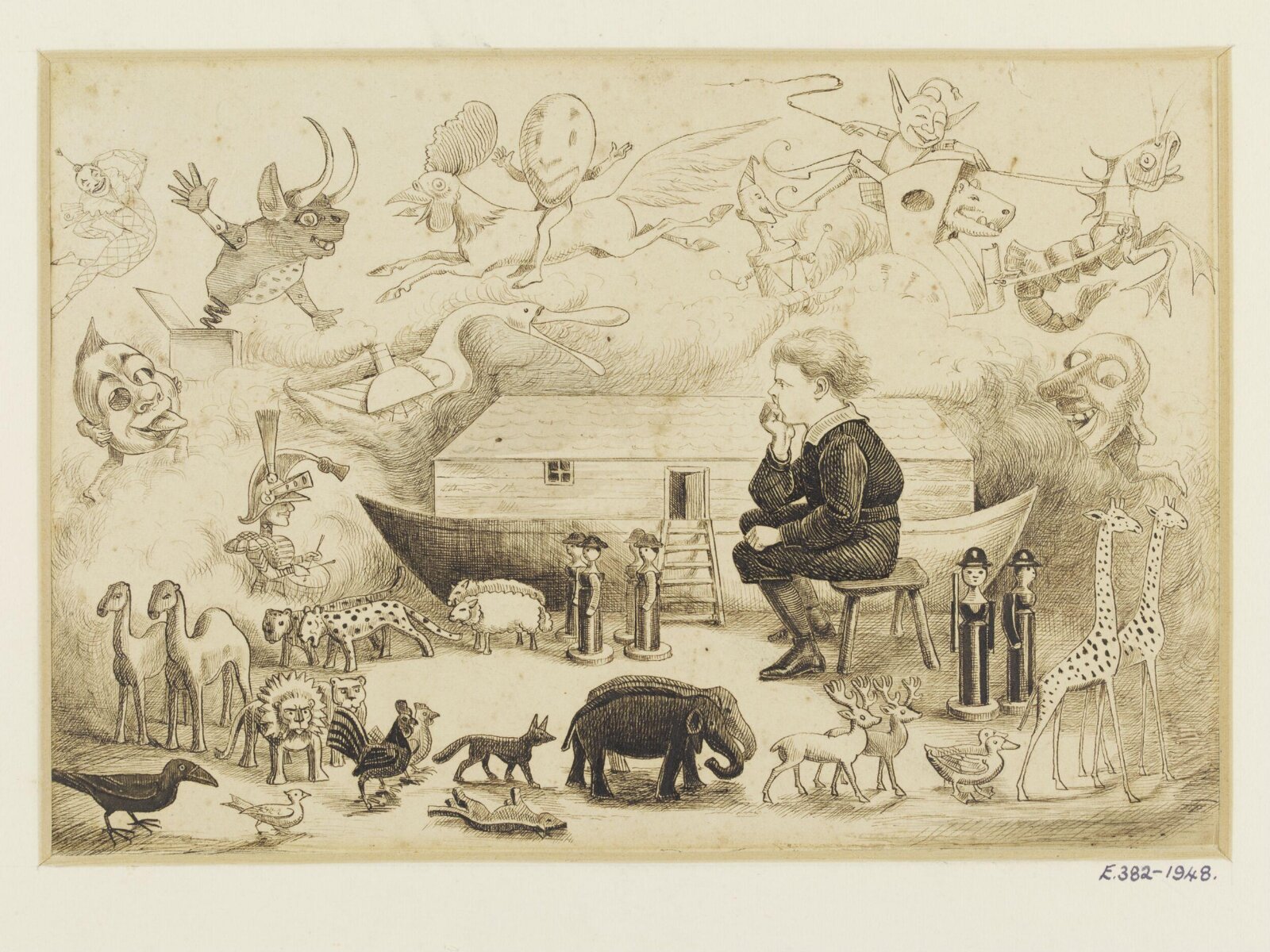 Drawing, Richard Doyle, 1834-1883