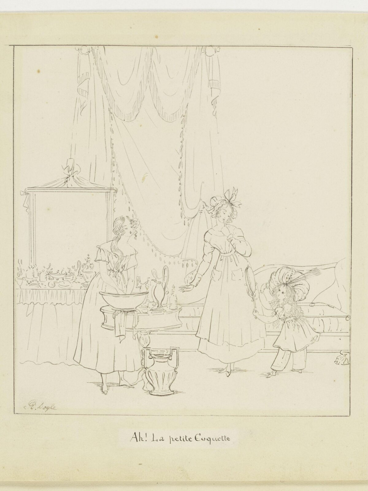Ah! La petite Coquette, Richard Doyle, 1824-1883
