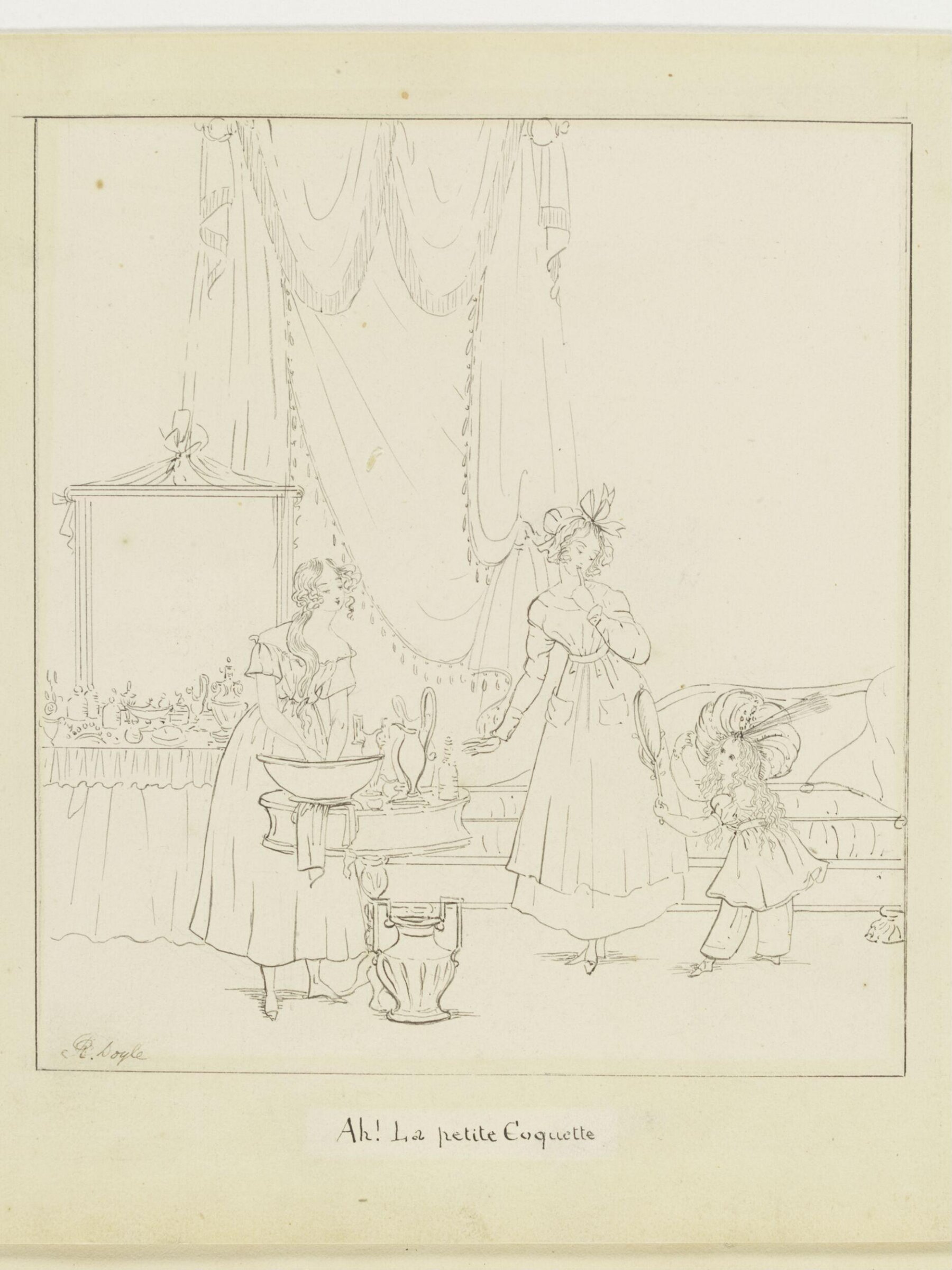 Ah! La petite Coquette, Richard Doyle, 1824-1883