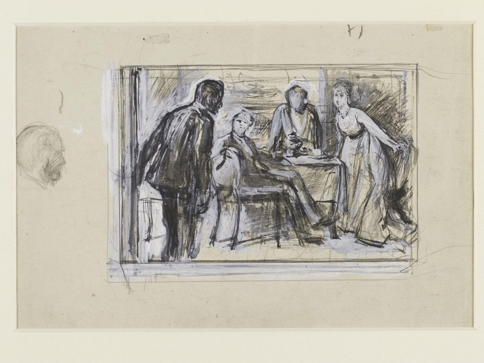 Drawing, Samuel Luke KB Fildes, January 1871