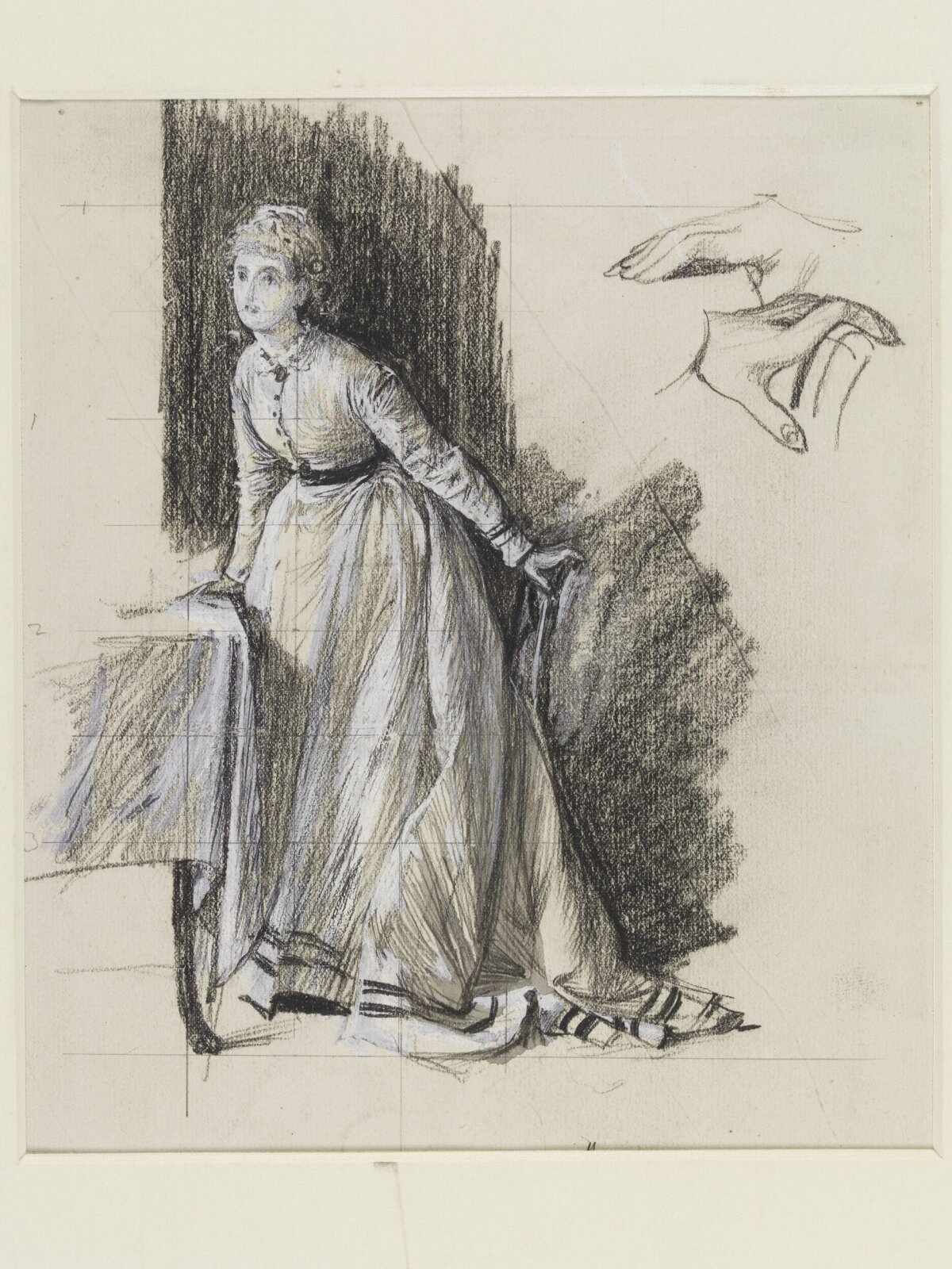 Drawing, Samuel Luke KB Fildes, January 1871