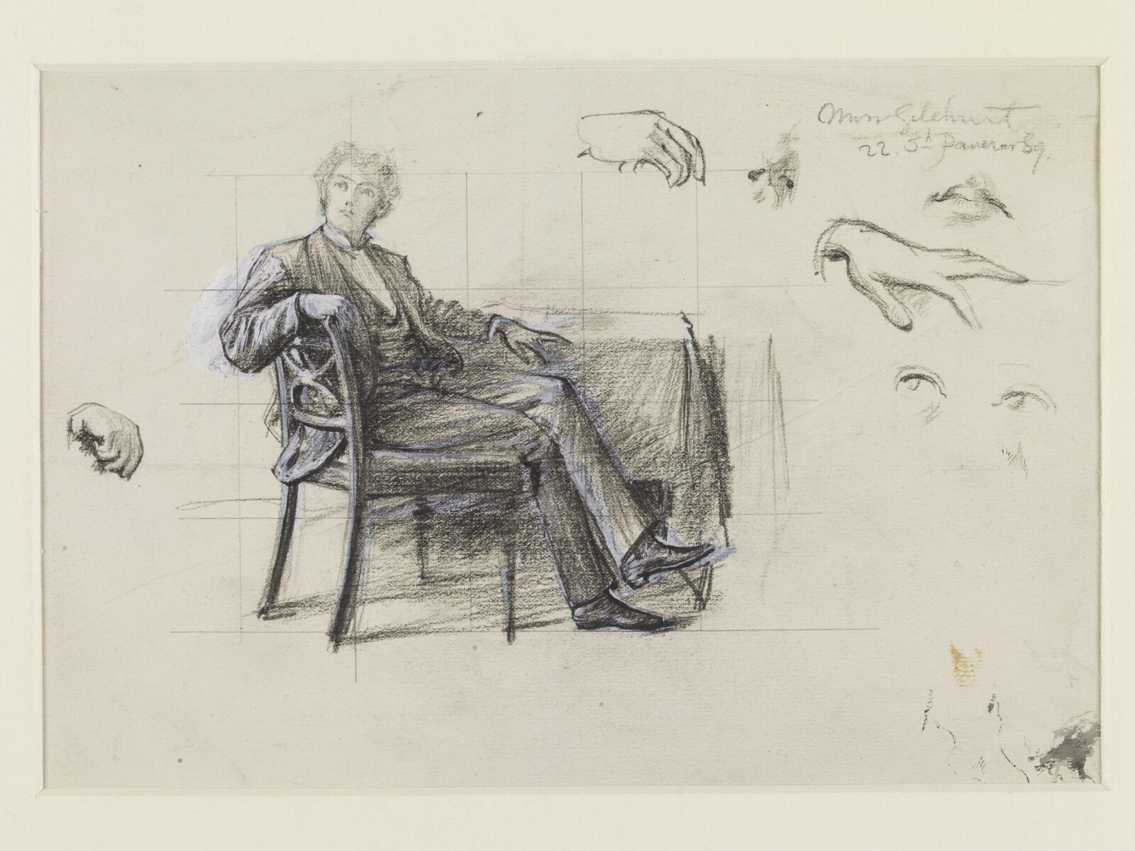 Drawing, Samuel Luke KB Fildes, January 1871