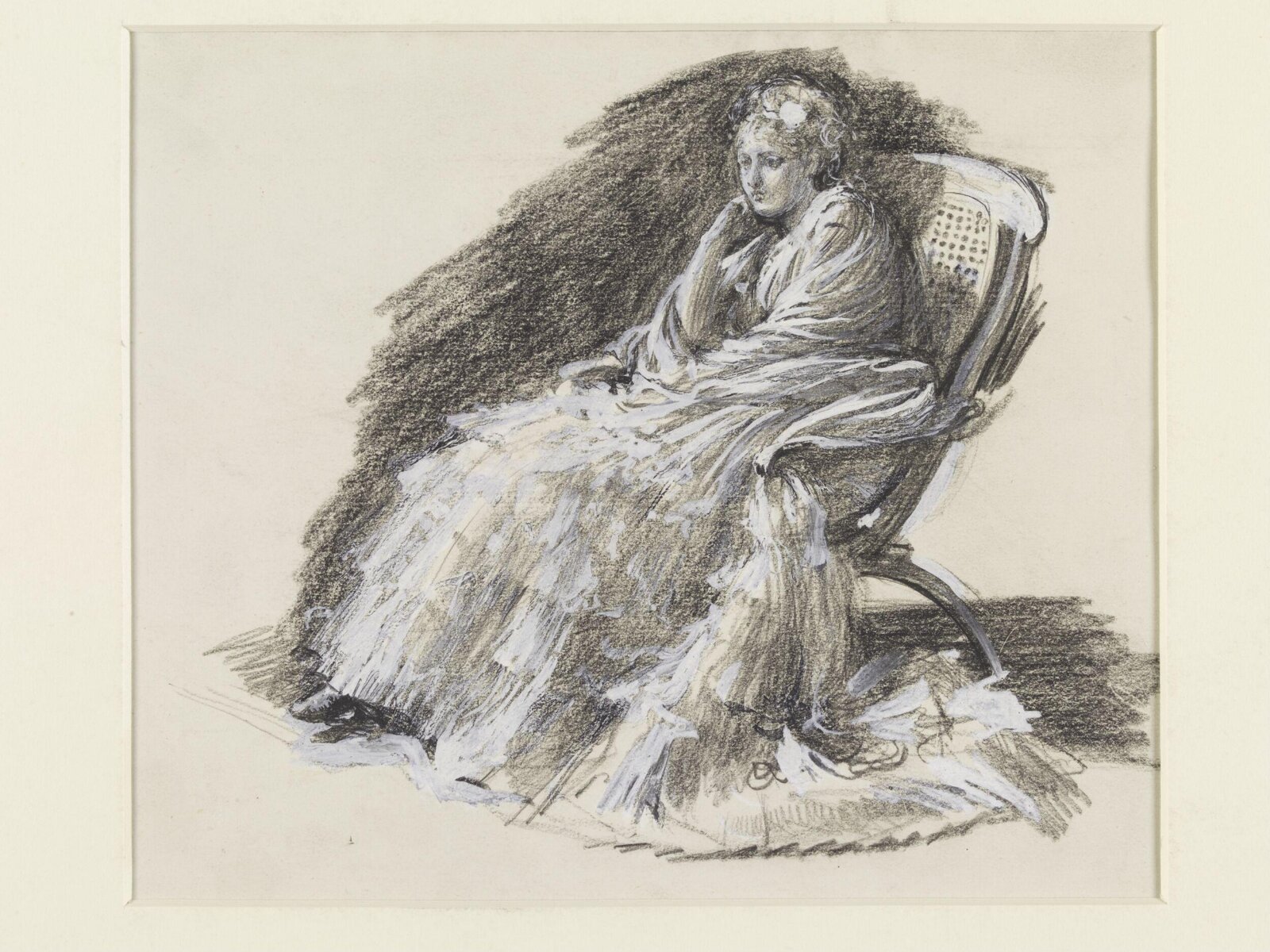 Drawing, Samuel Luke KB Fildes, April 1871