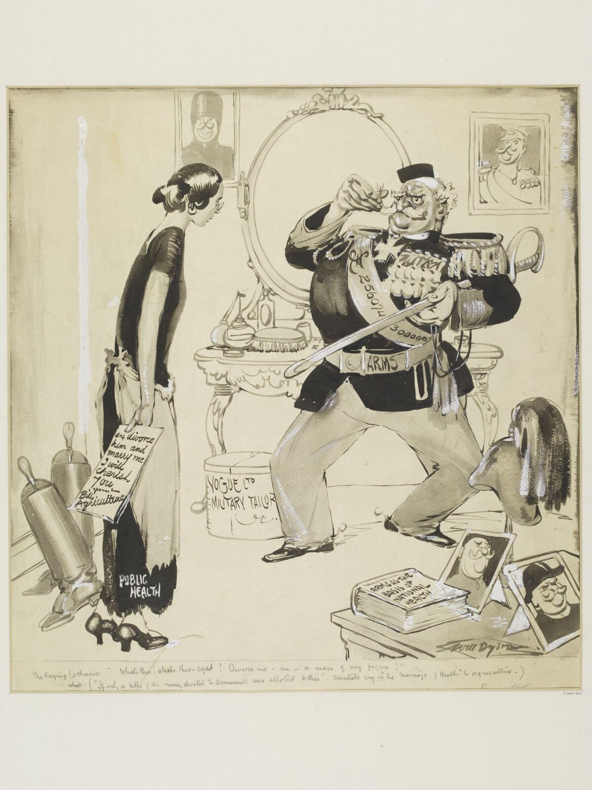 The Reigning Lothario, Will Dyson, 1935