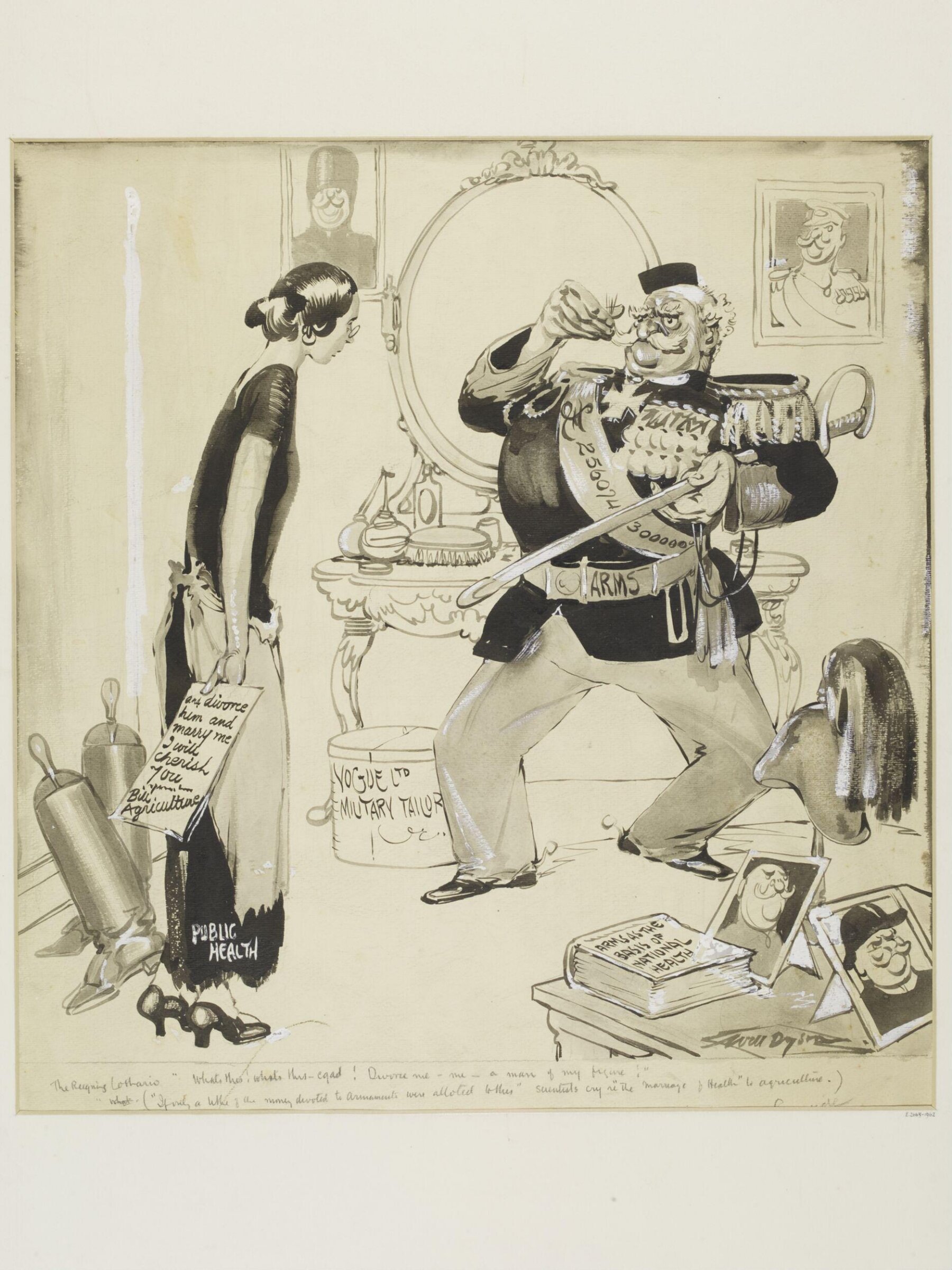 The Reigning Lothario, Will Dyson, 1935