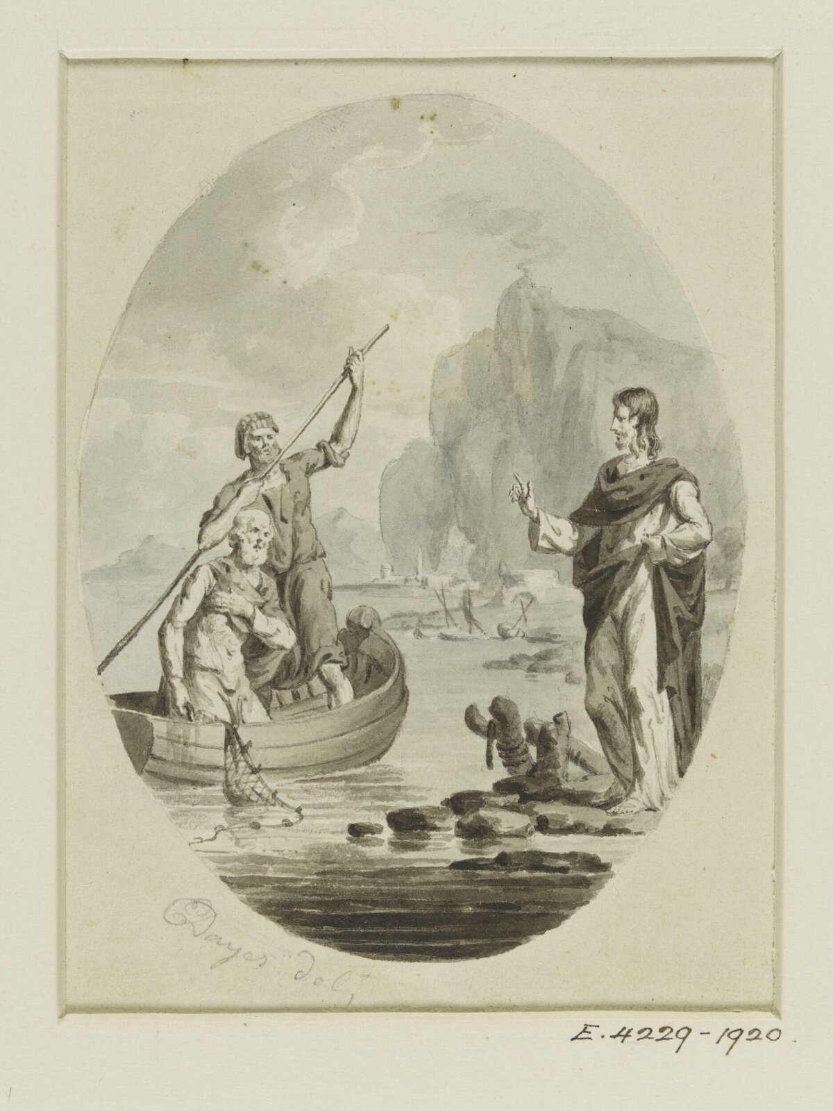 Drawing, Edward Dayes, c. 1783-1804