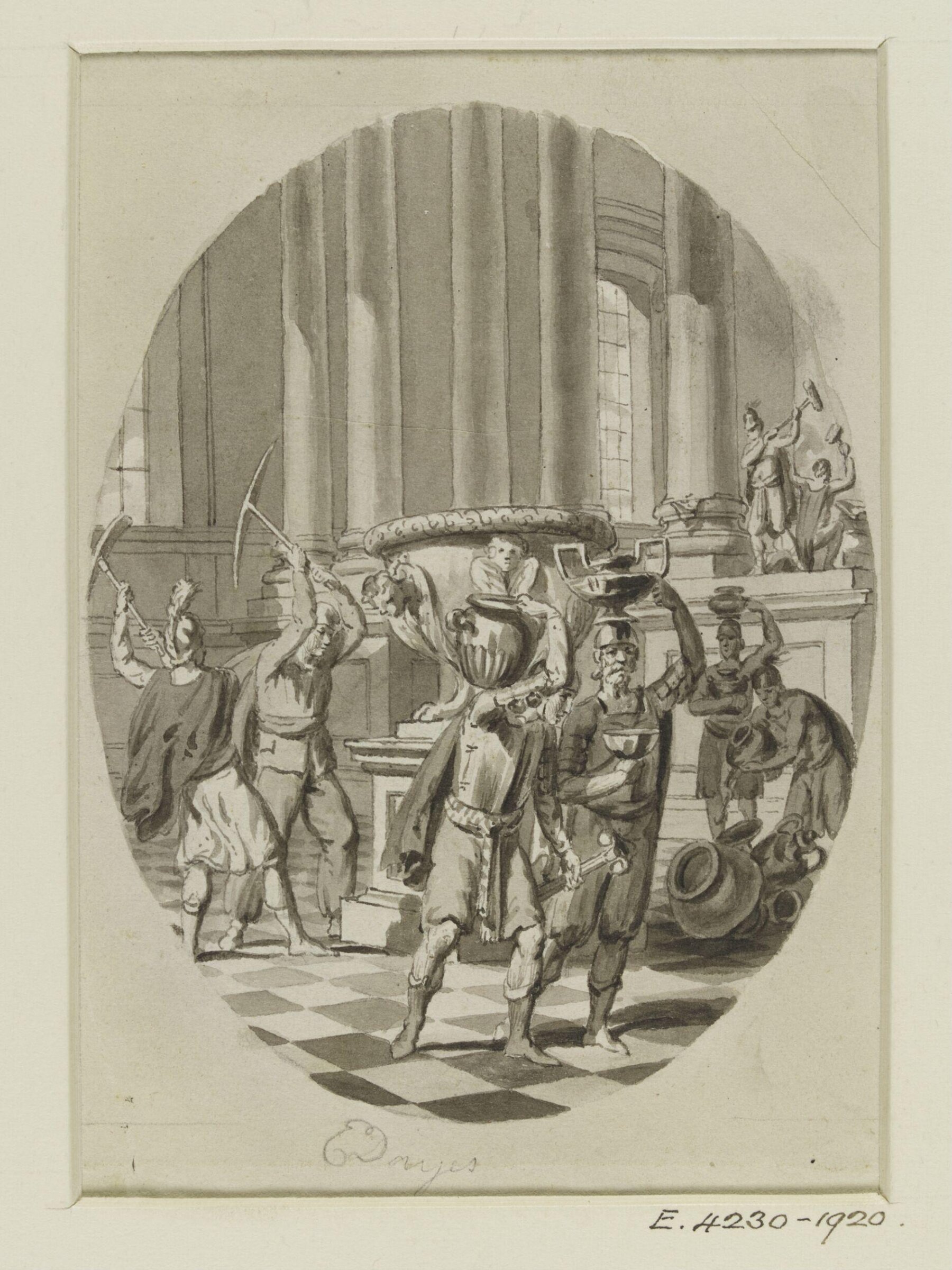 Drawing, Edward Dayes, c. 1783-1804