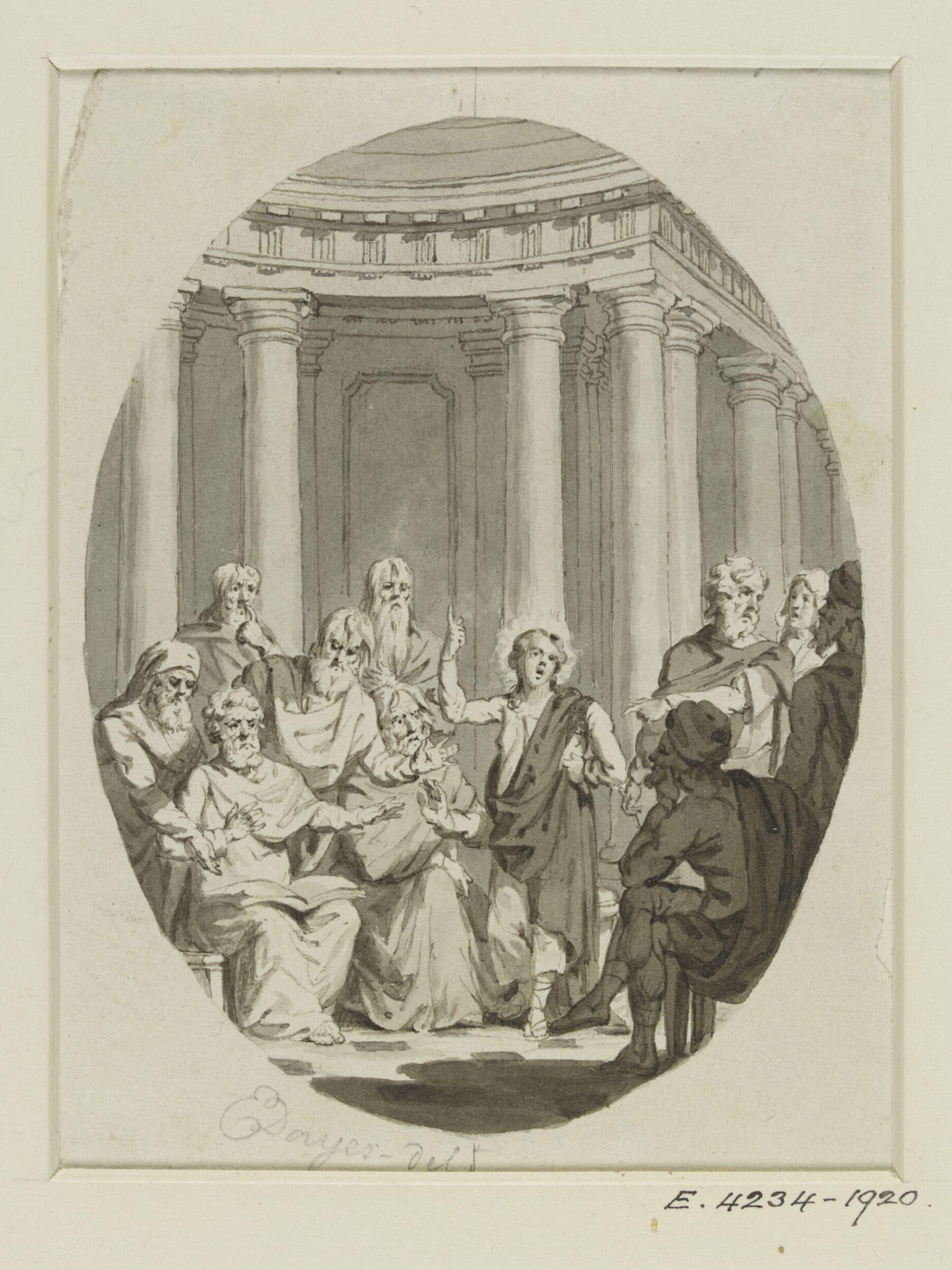 Drawing, Edward Dayes, c. 1783-1804