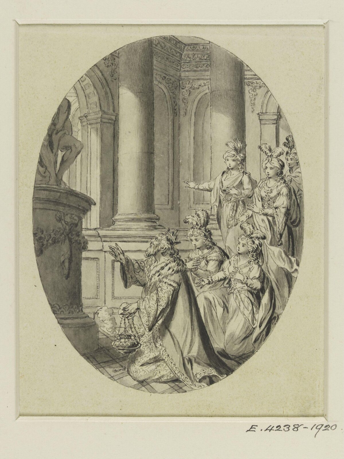 Drawing, Edward Dayes, c. 1783-1804