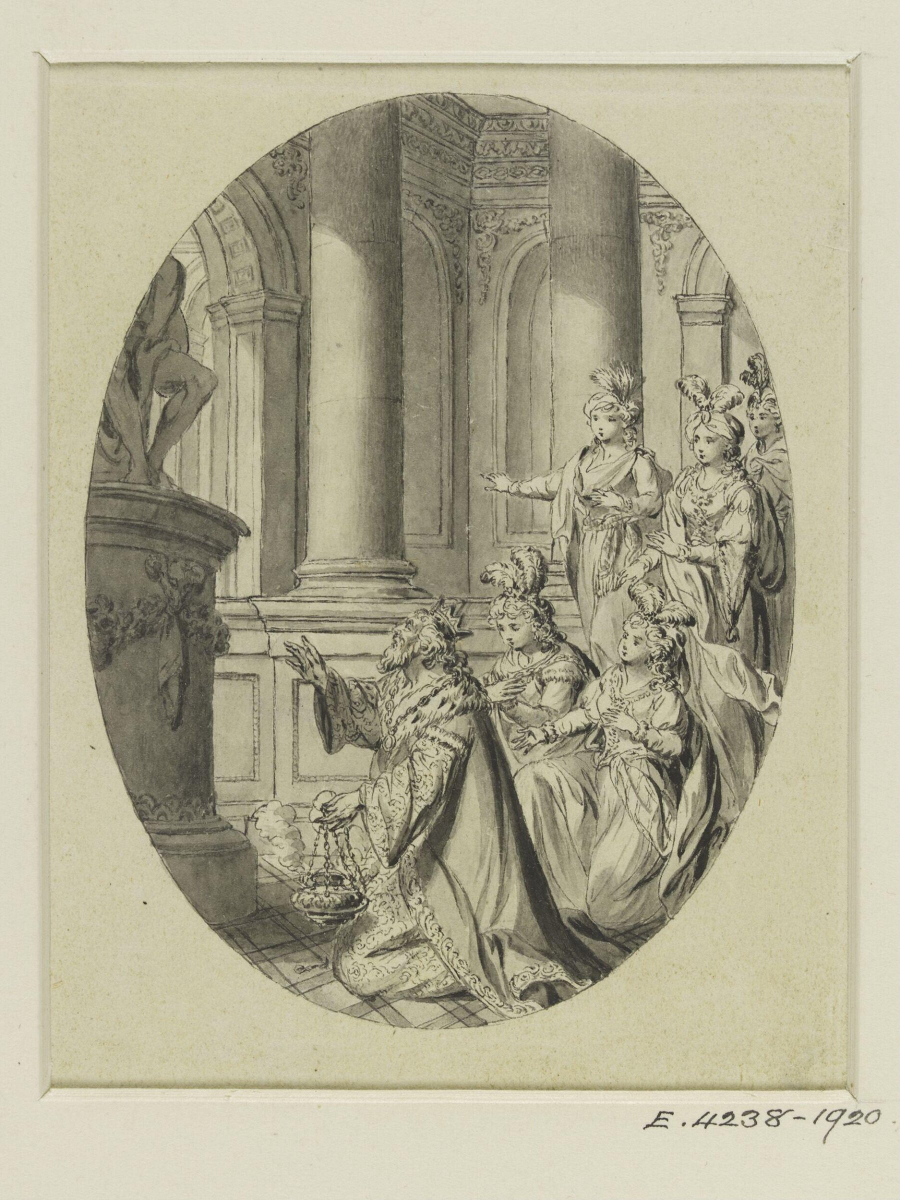 Drawing, Edward Dayes, c. 1783-1804