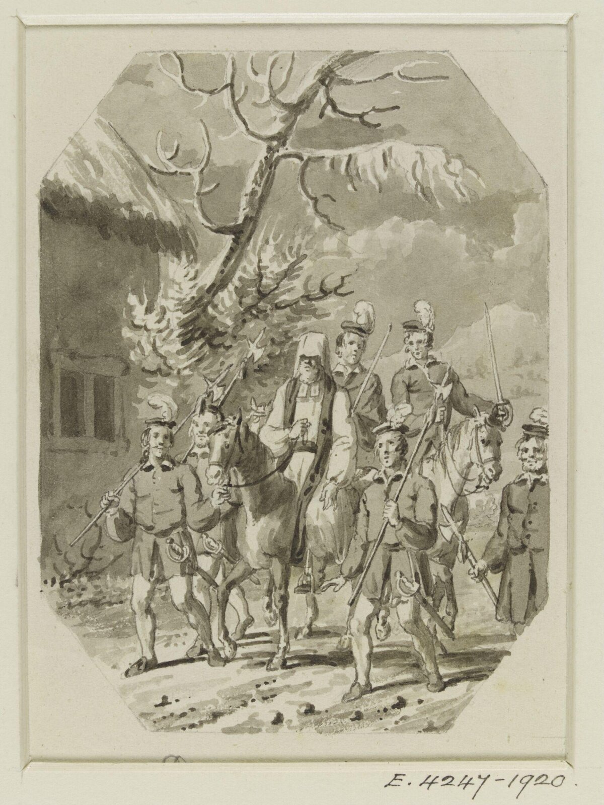 Drawing, Edward Dayes, c. 1783-1804