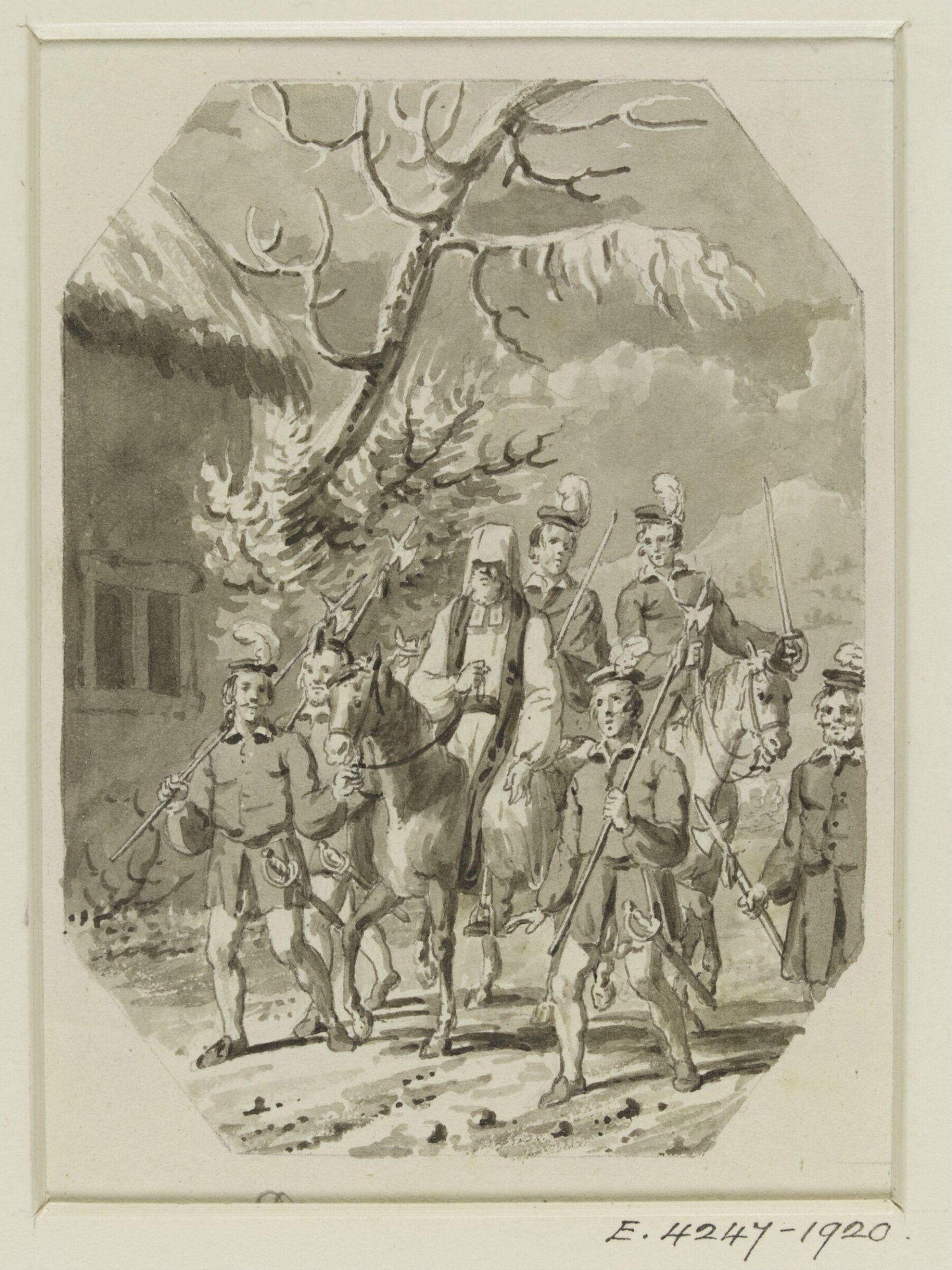 Drawing, Edward Dayes, c. 1783-1804
