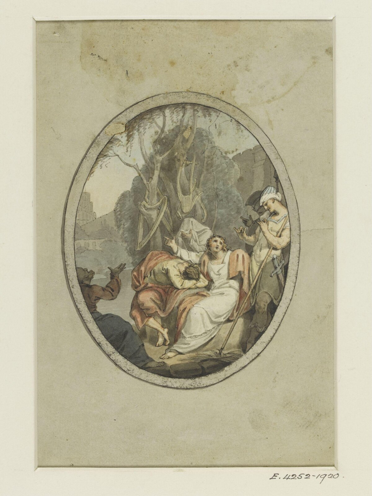 Drawing, Edward Dayes, c. 1783-1804