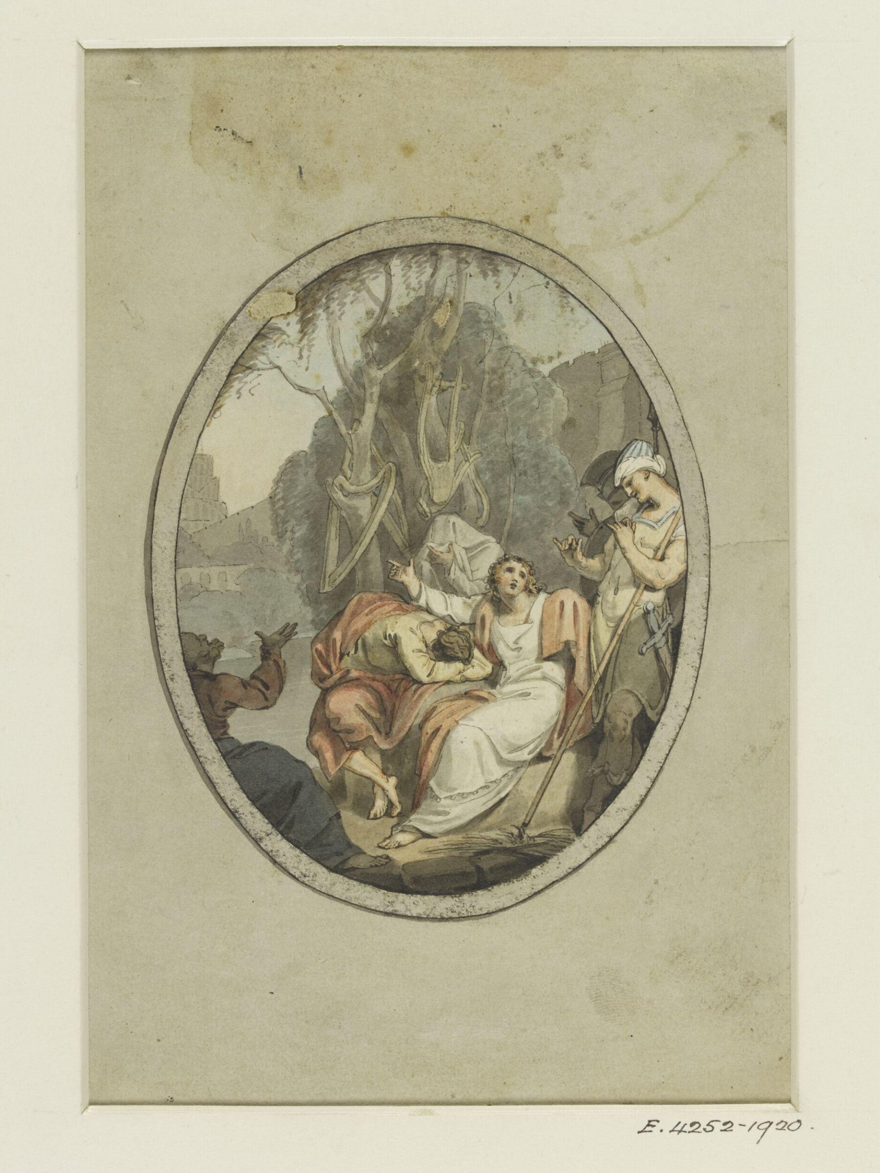 Drawing, Edward Dayes, c. 1783-1804